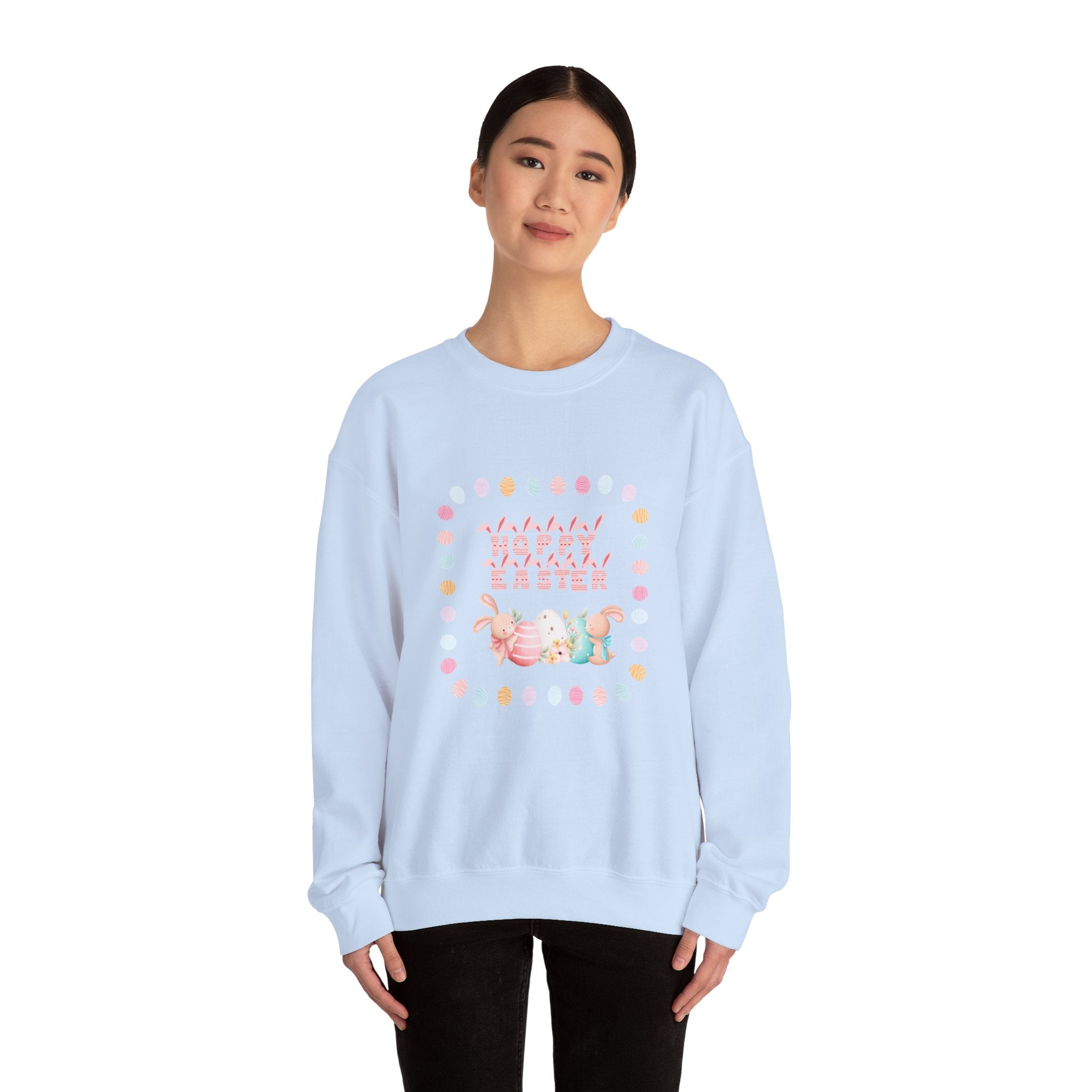 Hoppy Easter Crewneck Sweatshirt  Unisex Heavy Blend