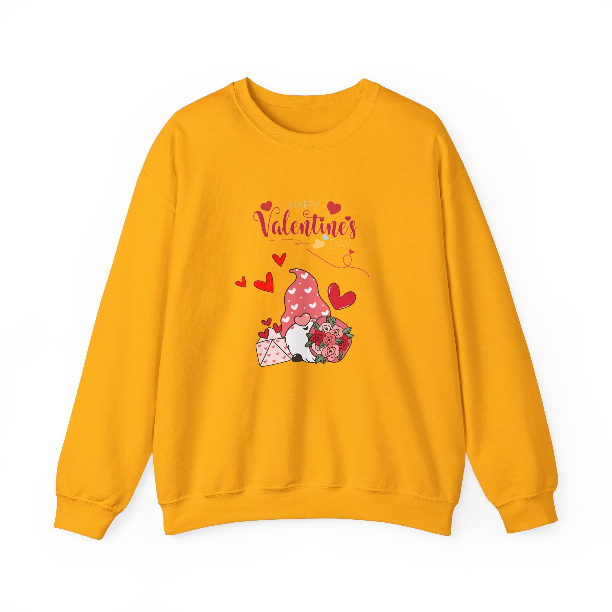 Gnome Valentine's Day Unisex Heavy Blend™ Crewneck Sweatshirt