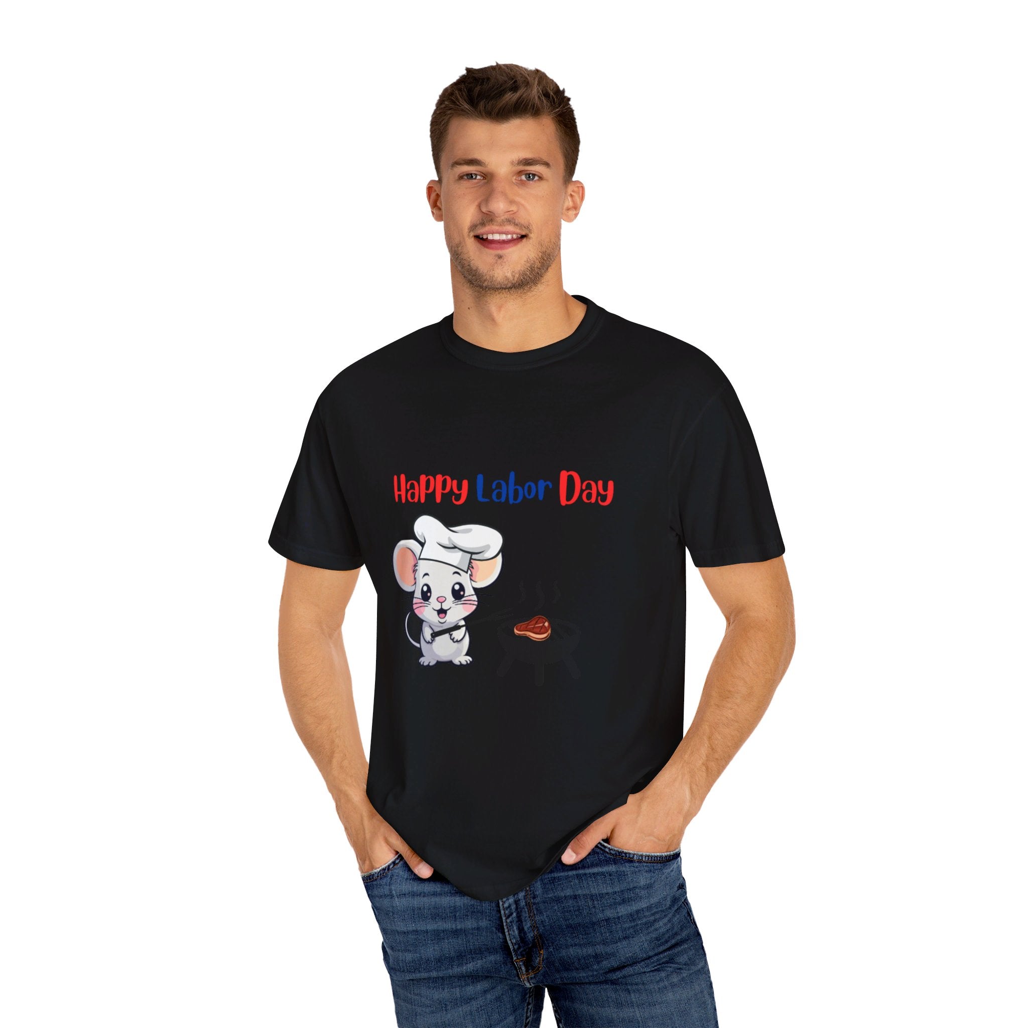 Labor Day Cookout Unisex Garment-Dyed T-shirt