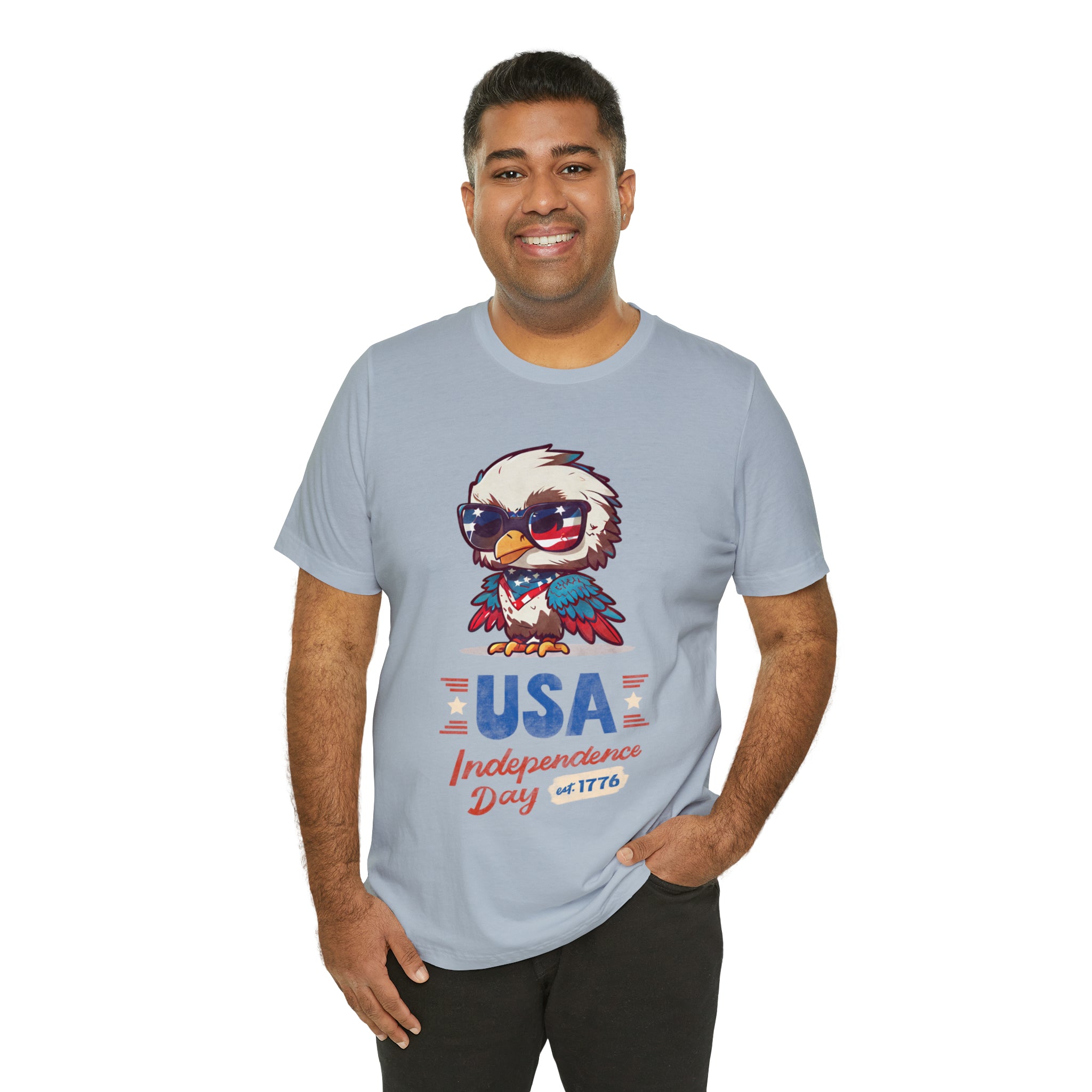 USA Independence Day Unisex Jersey Short Sleeve Tee