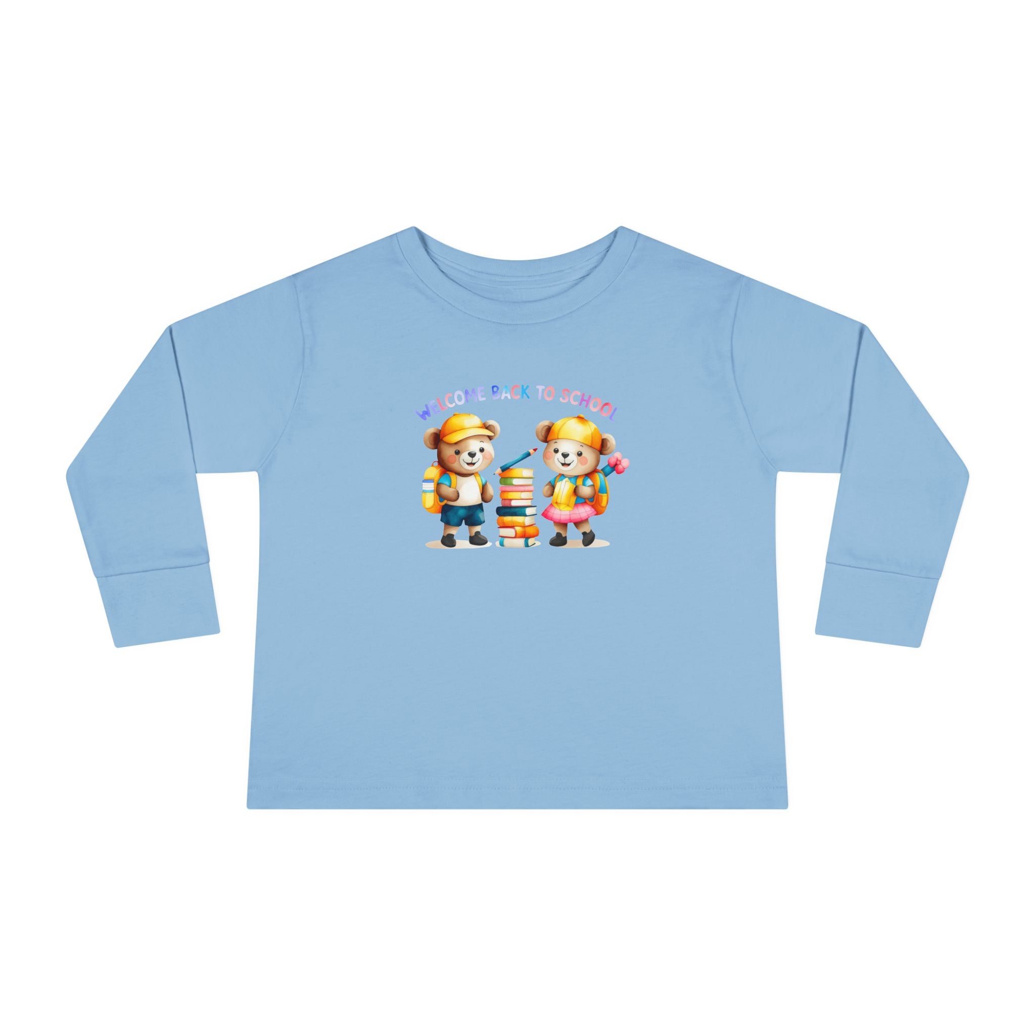 Welcome Back to School Toddler Long Sleeve Tee