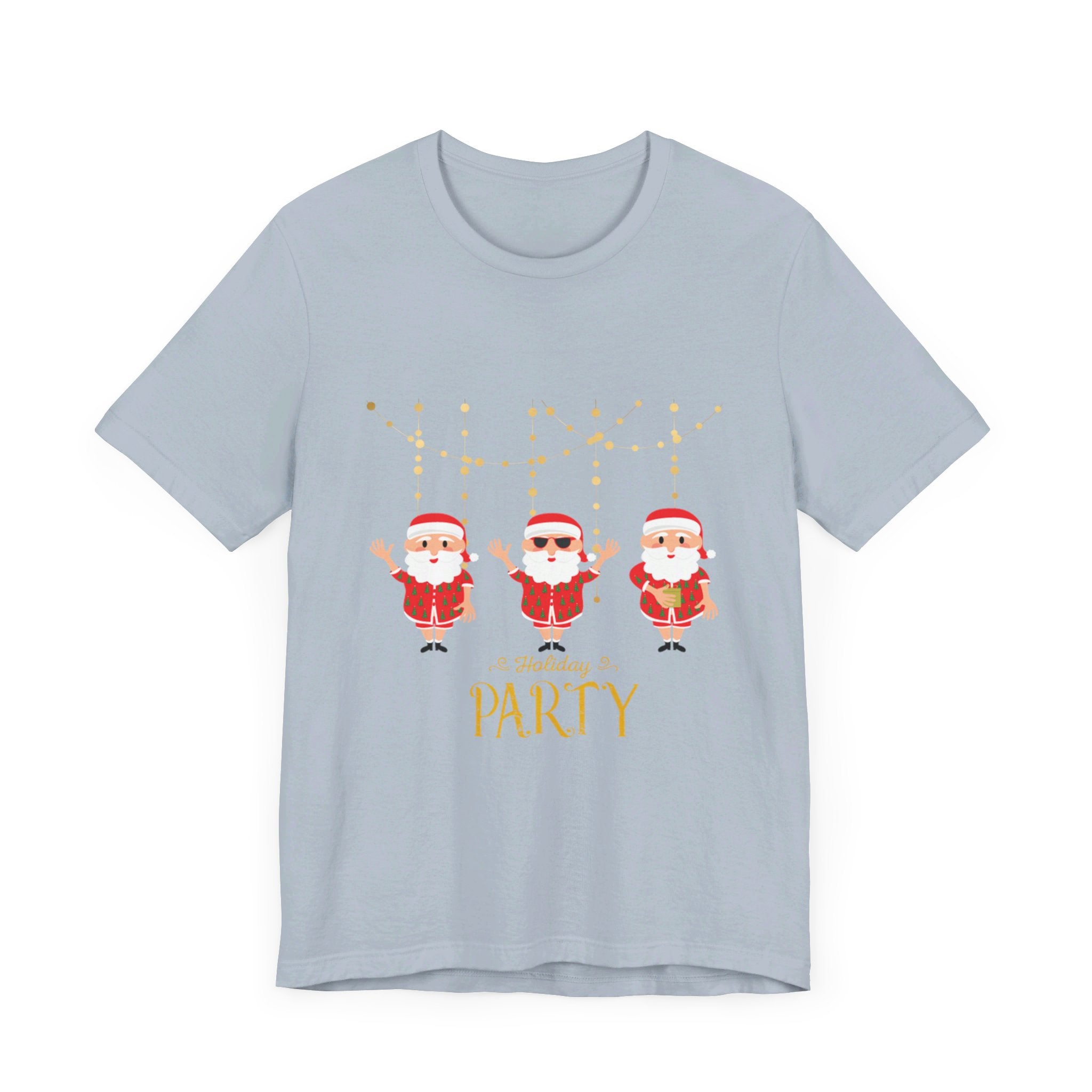 Santa's Holiday Party Unisex Jersey Short Sleeve Tee