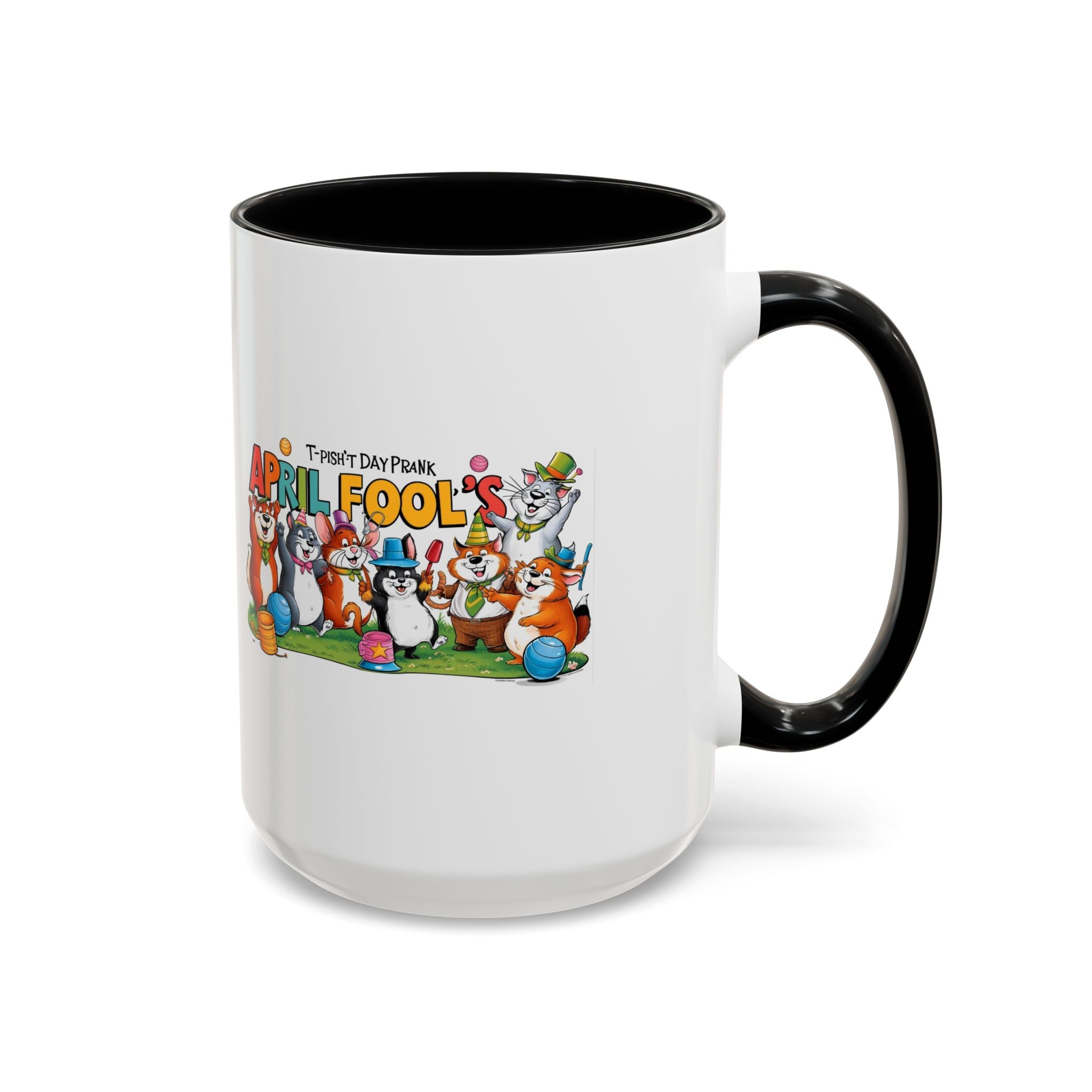 T-Pish'-T Day Prank Accent Coffee Mug
