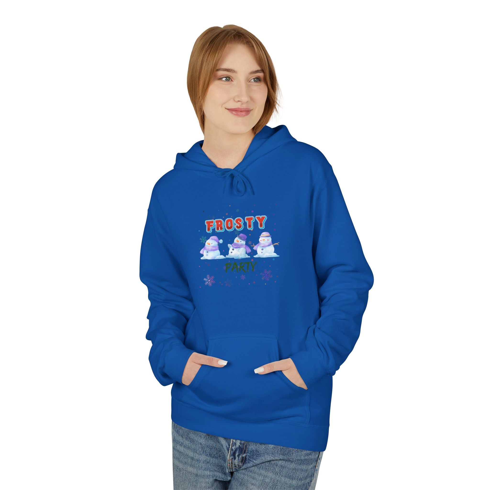 Frosty Party Unisex Midweight Softstyle Fleece Hoodie