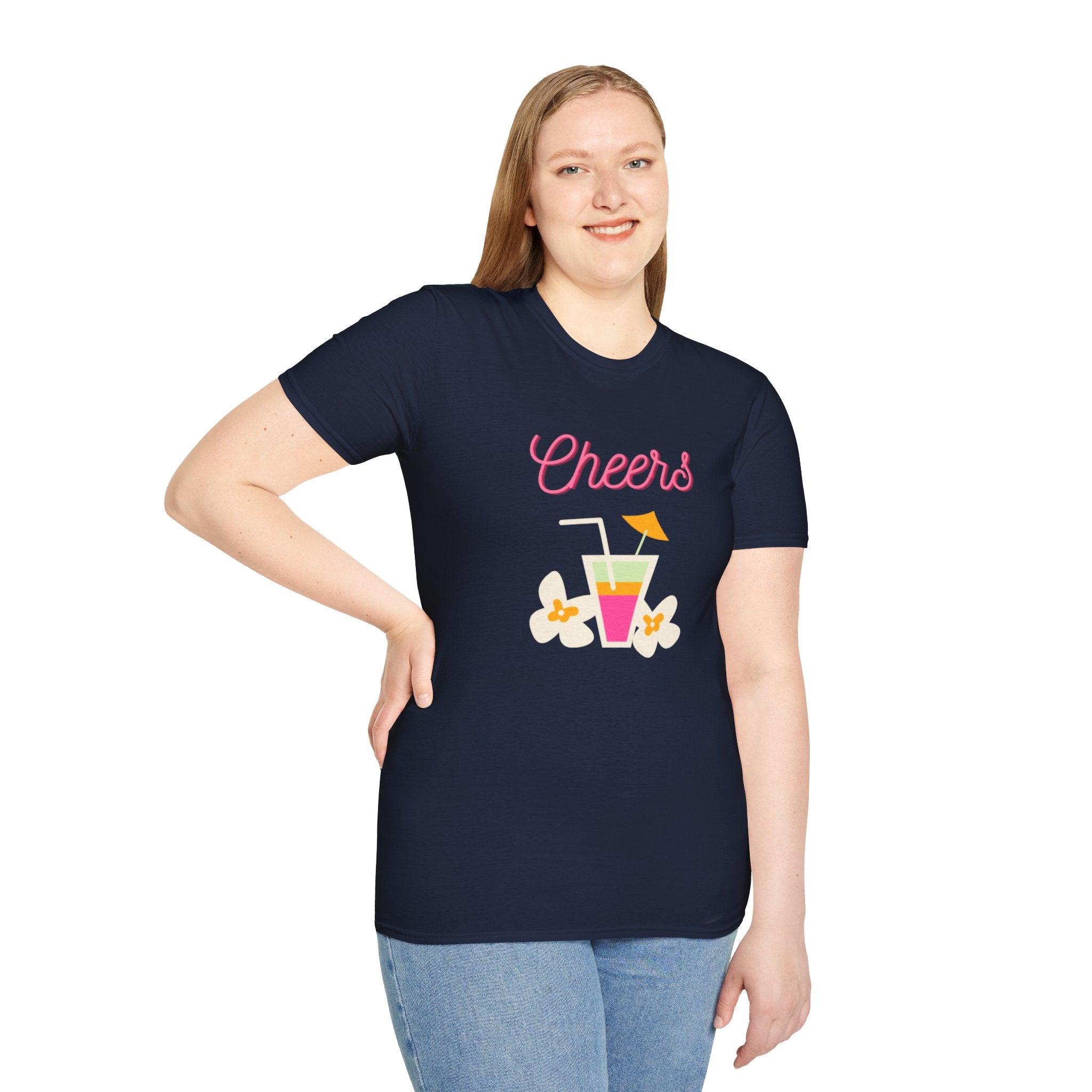 Cheers To Summer Unisex Softstyle T-Shirt