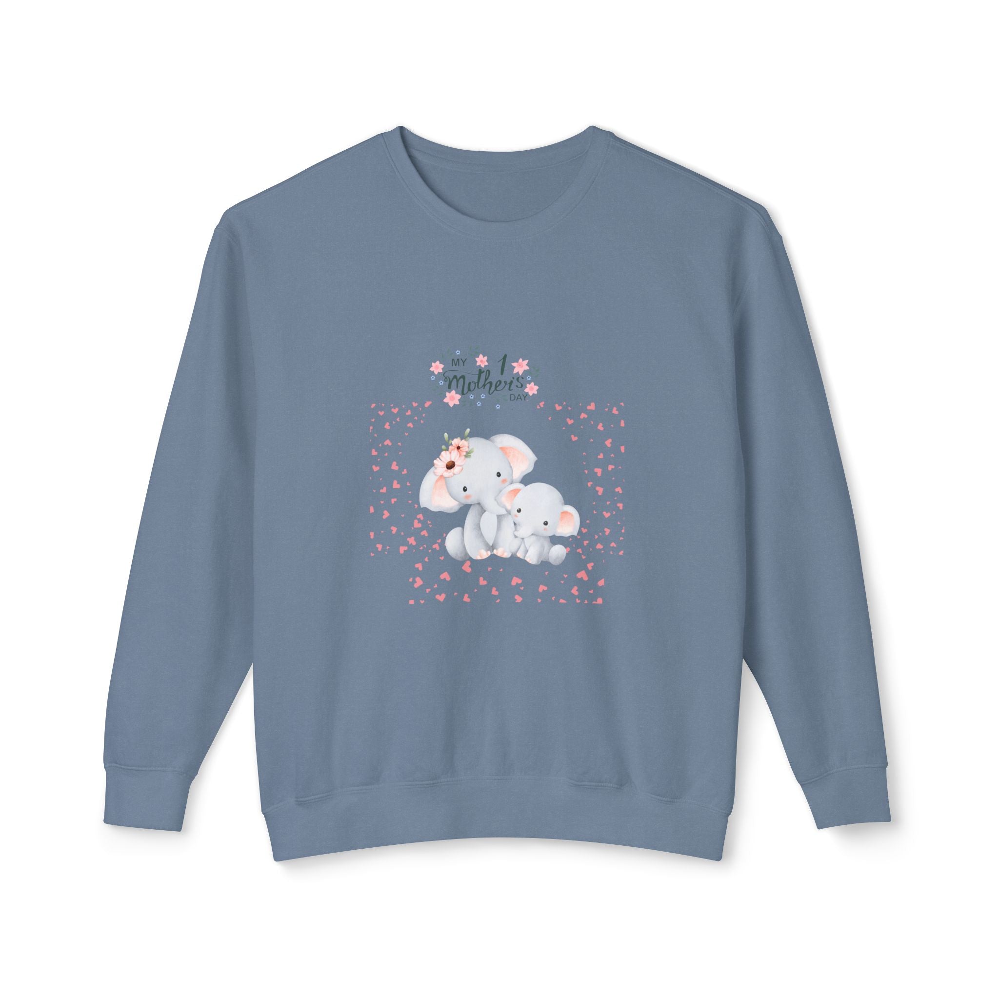 My 1st Mother's Day Unisex Lightweight Crewneck