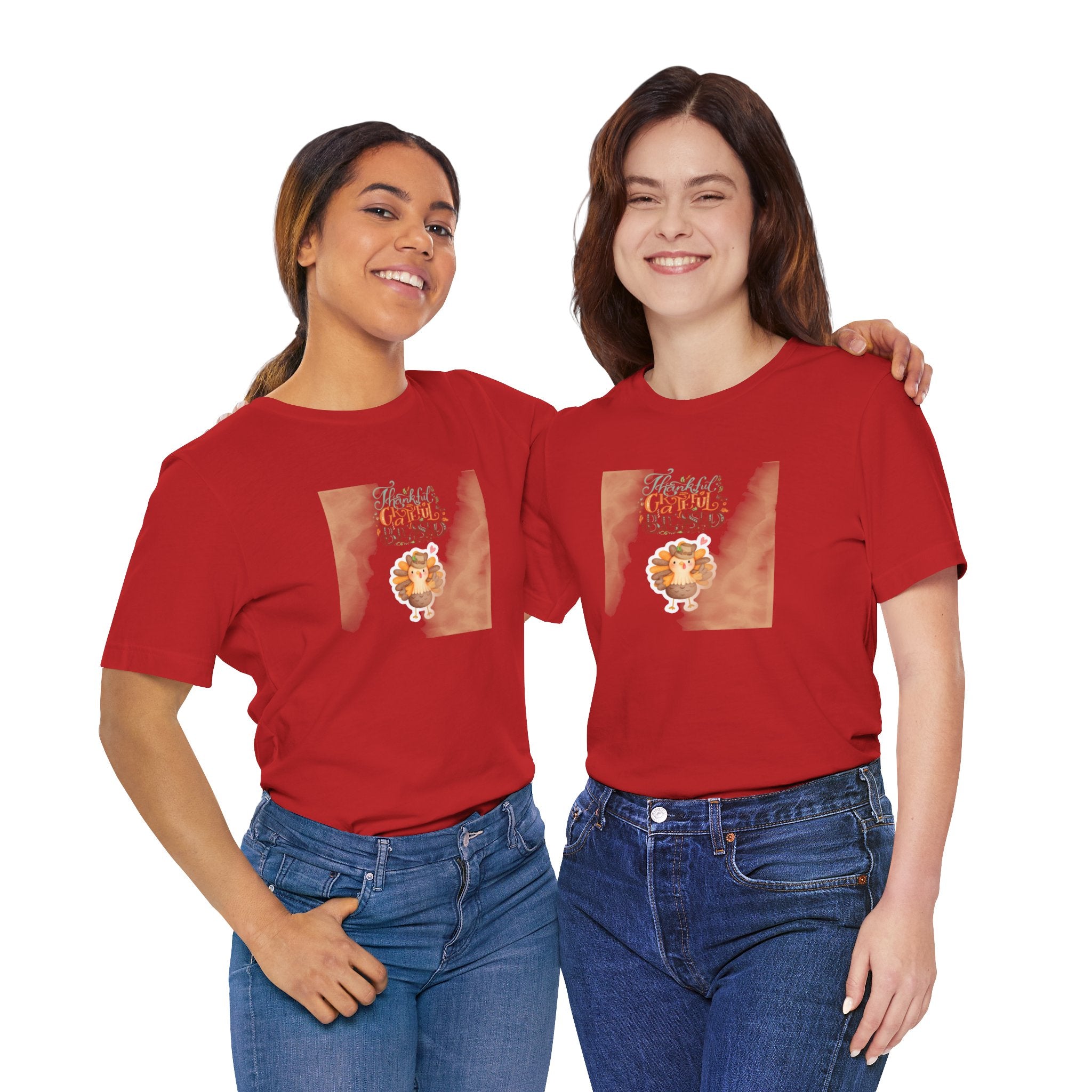 Thankful Grateful Blessed Unisex Jersey Short Sleeve Tee