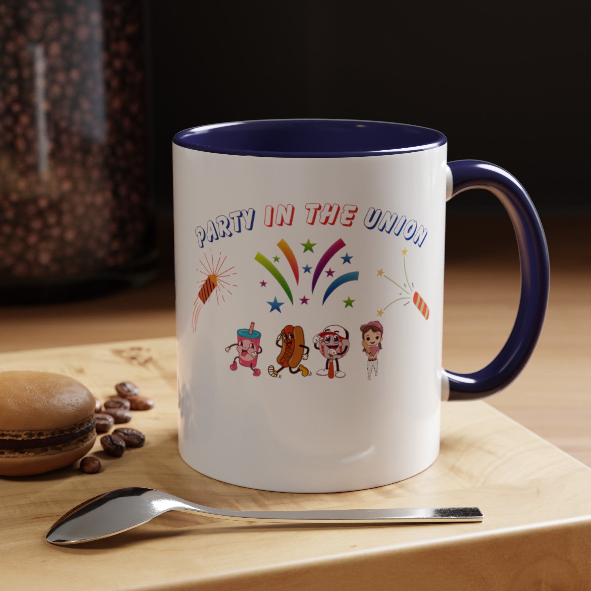 Party In The Union Accent Coffee Mug (11, 15oz)