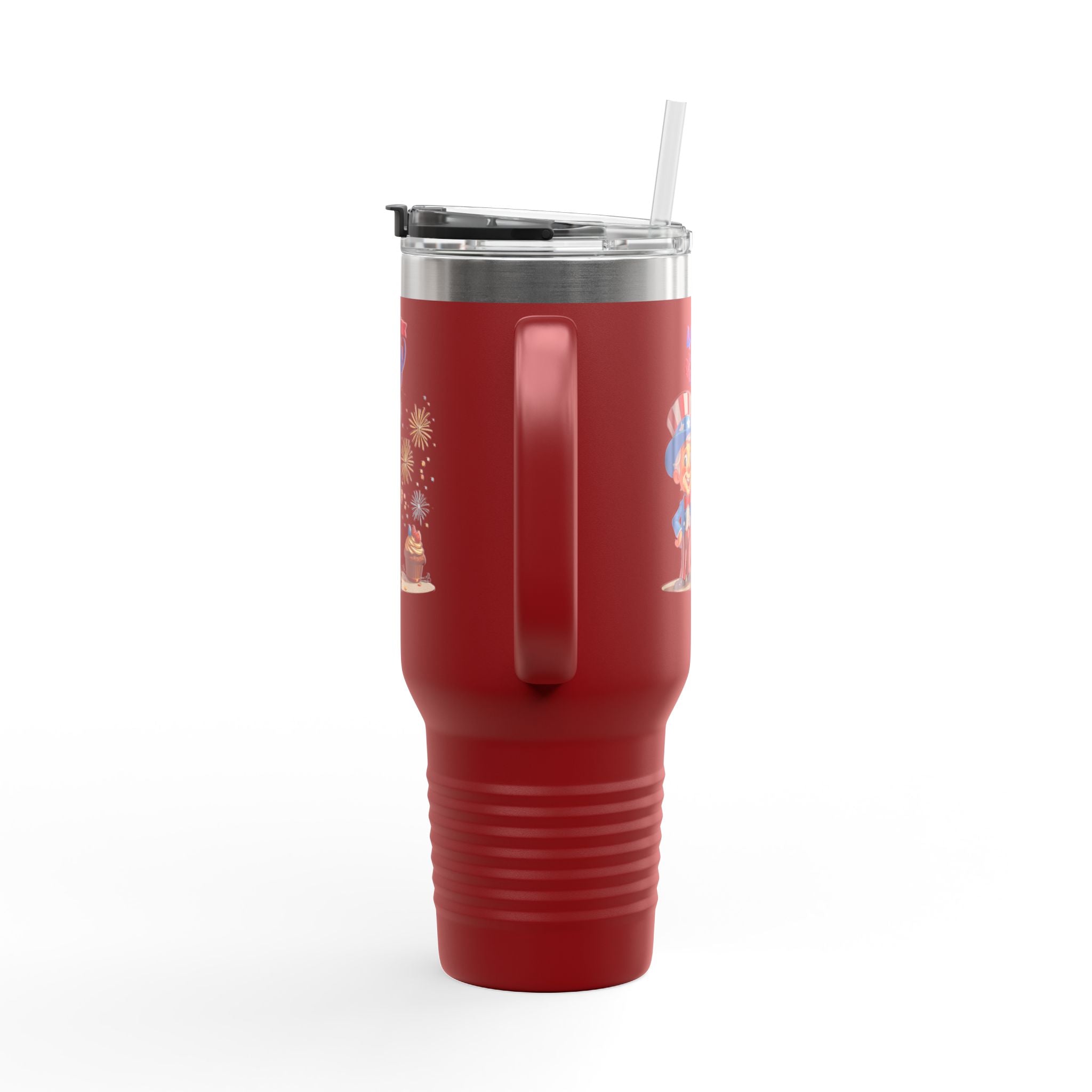 Uncle Sam Happy 4th of July Insulated Travel Mug, 40oz