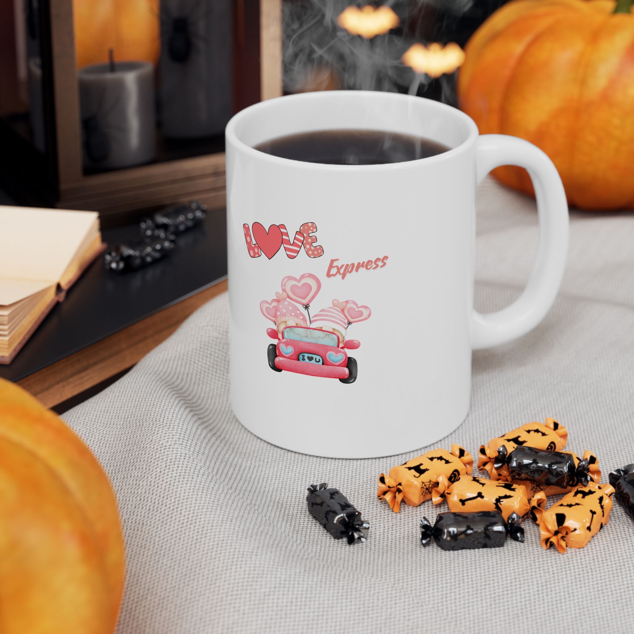 Love Express Ceramic Mug, (11oz, 15oz)
