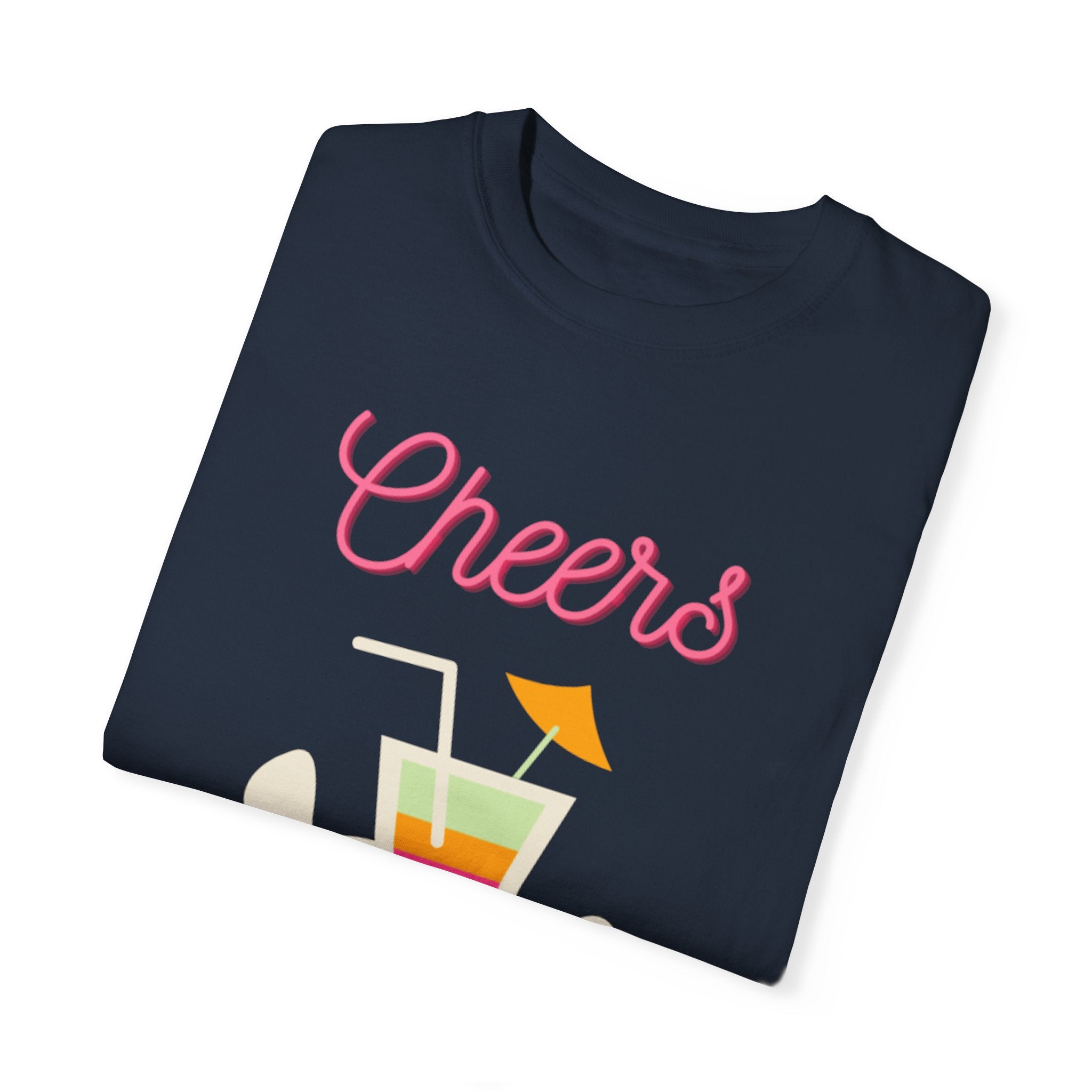 Cheers To Summer Unisex Garment-Dyed T-shirt