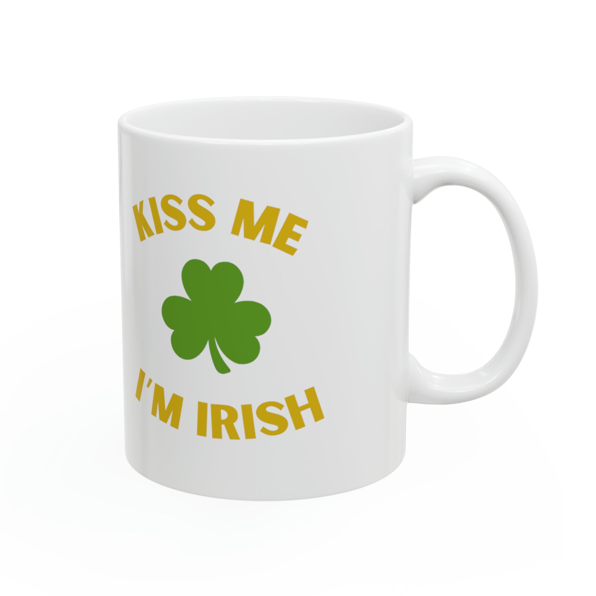 Kiss Me I'm Irish Ceramic Mug, 11oz