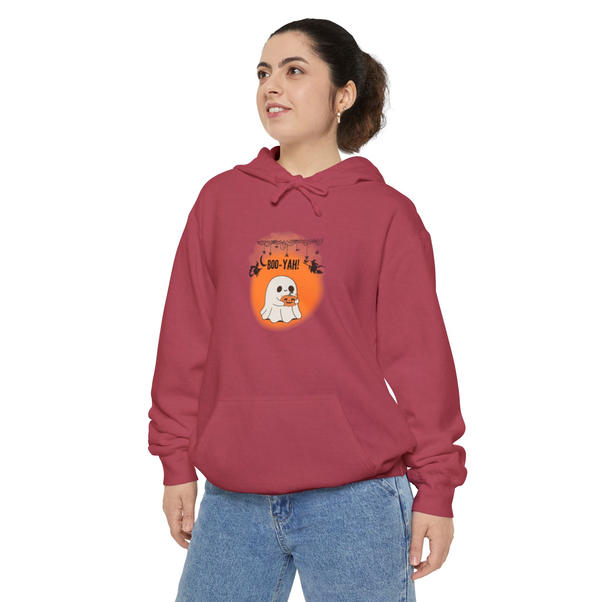 Boo-Yah! Unisex Garment-Dyed Hoodie