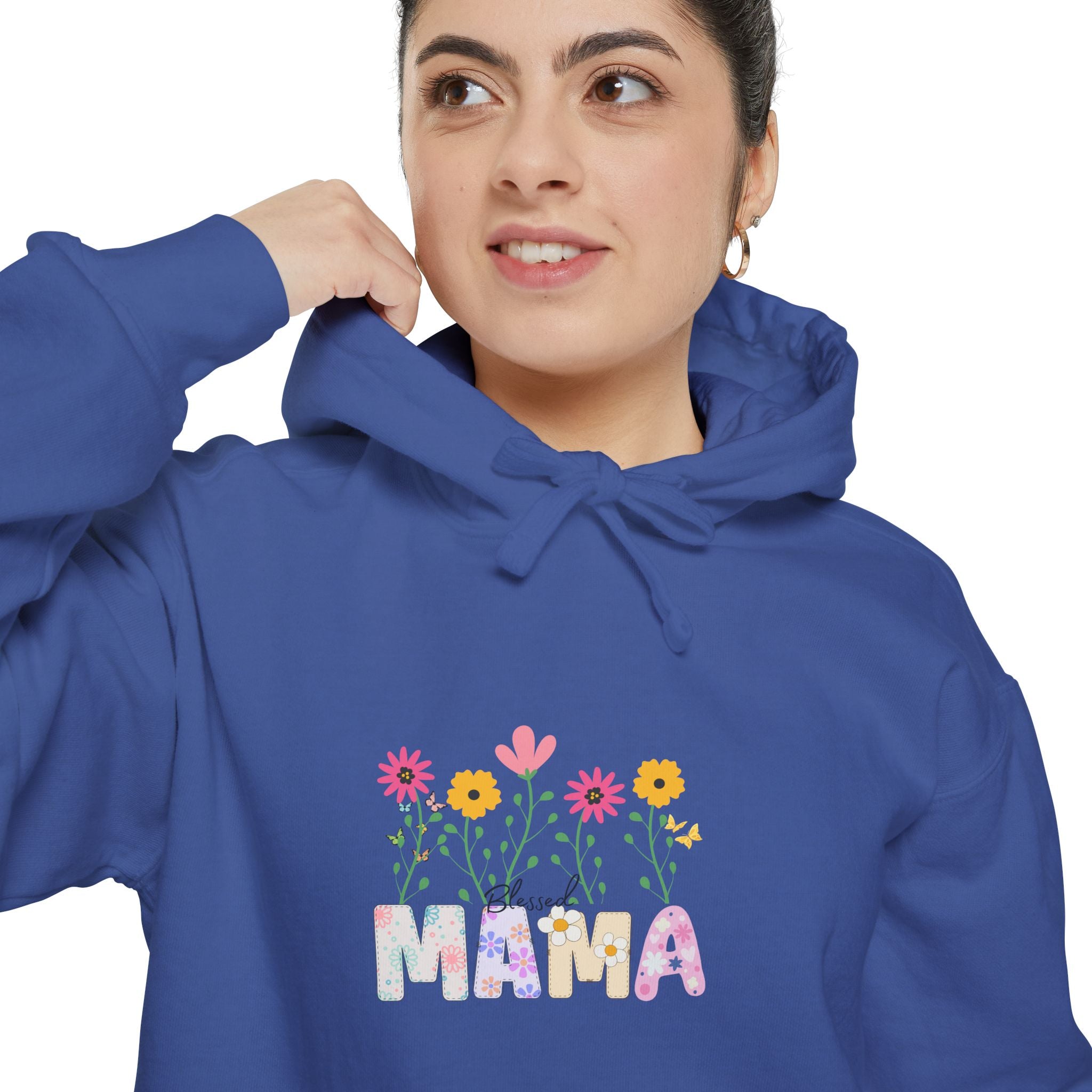 Blessed Mama Unisex Garment-Dyed Pullover