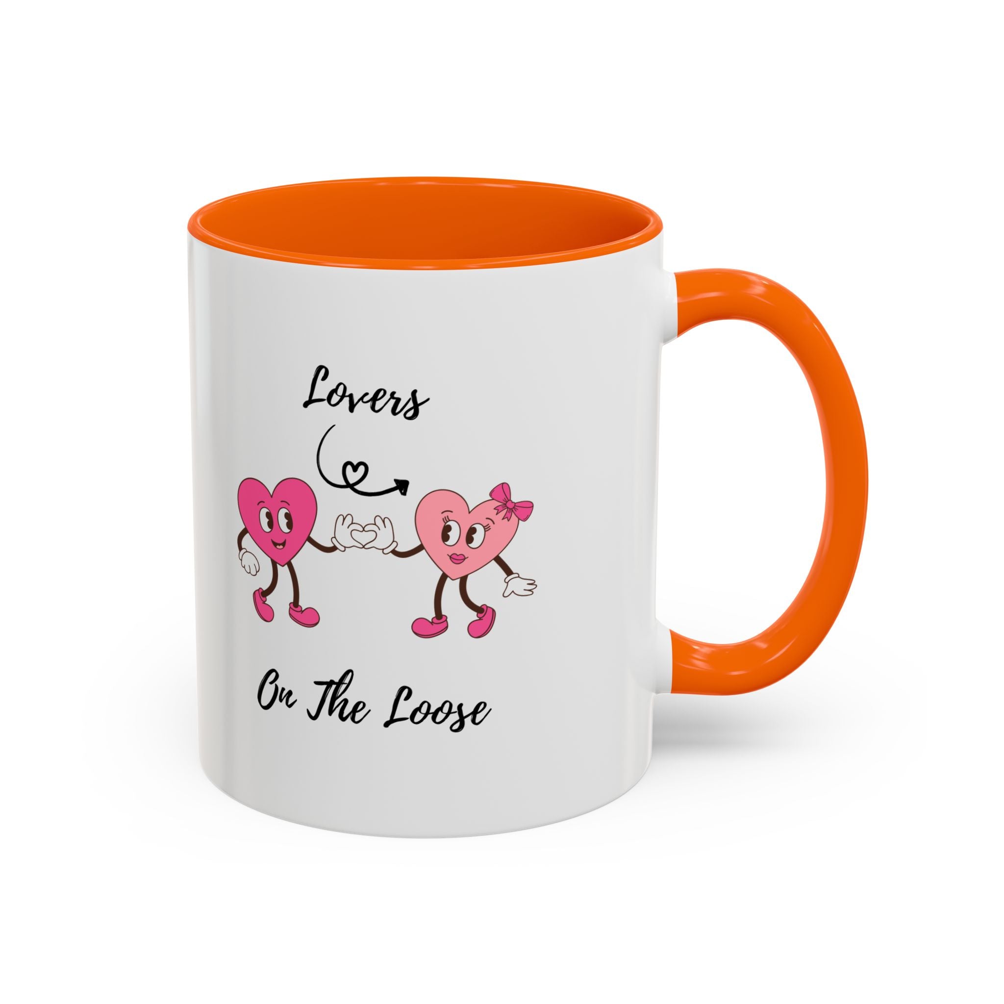 Lovers On The Loose Accent Coffee Mug (11, 15oz)