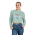 Frosty Party Women's Cropped Sweatshirt