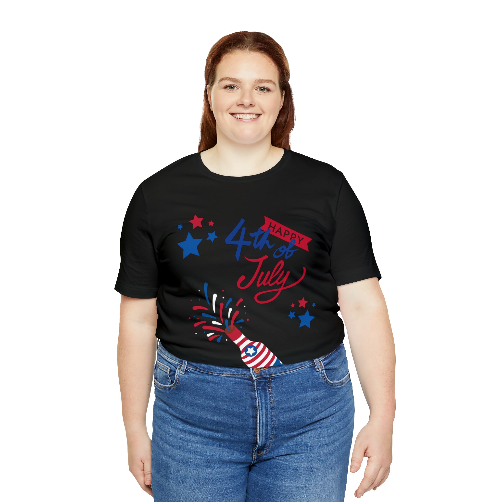 Happy 4th Of July Celebration Unisex Jersey Short Sleeve Tee