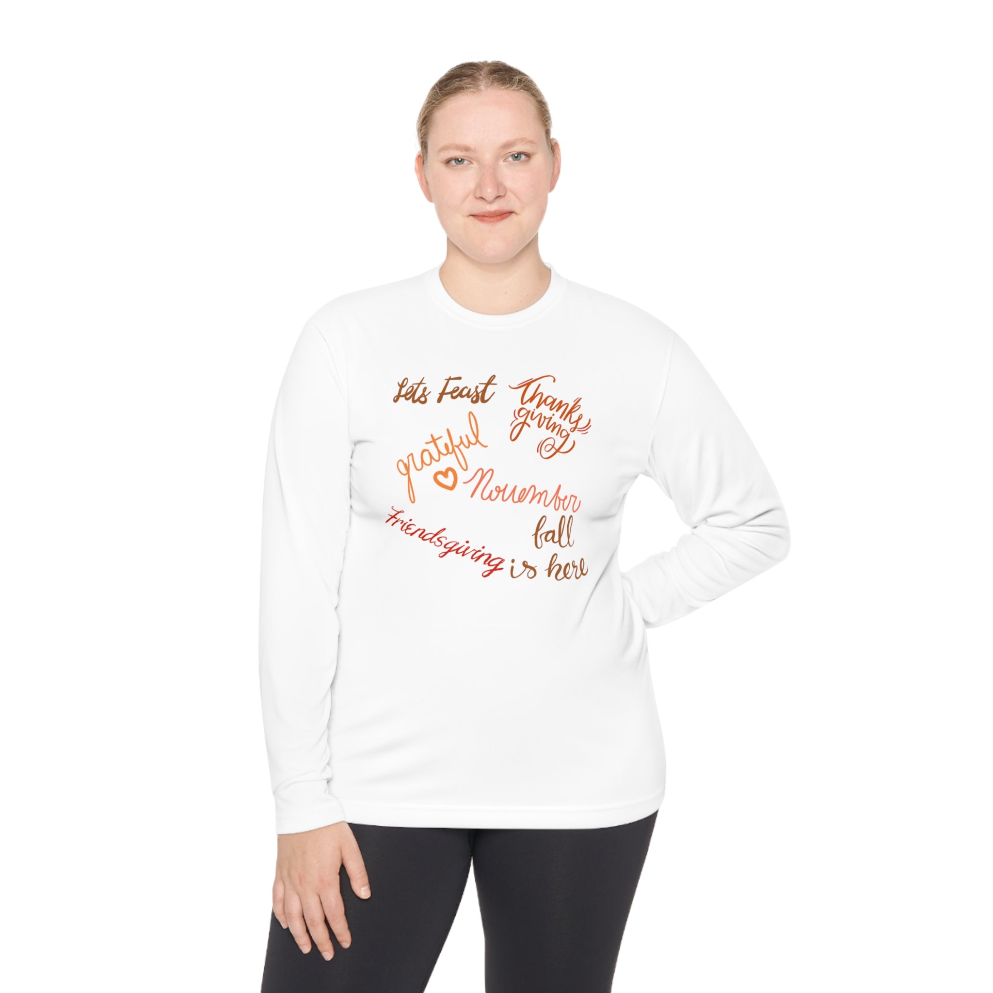 Thanksgiving Season Unisex Lightweight Long Sleeve Tee