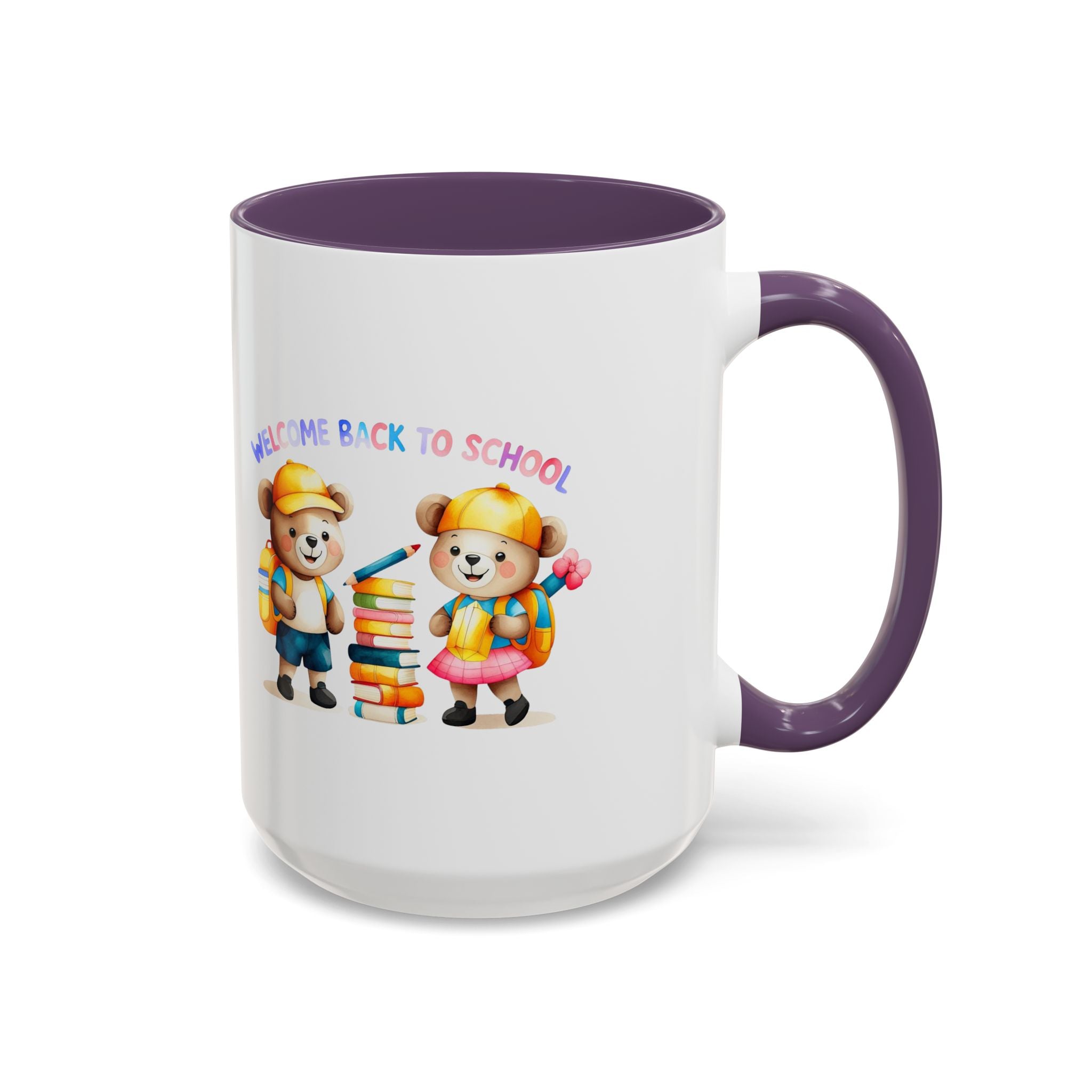 Welcome Back to School Bear Coffee Mug - 11oz, 15oz