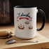 Happy Columbus Day Accent Coffee Mug (11, 15oz)