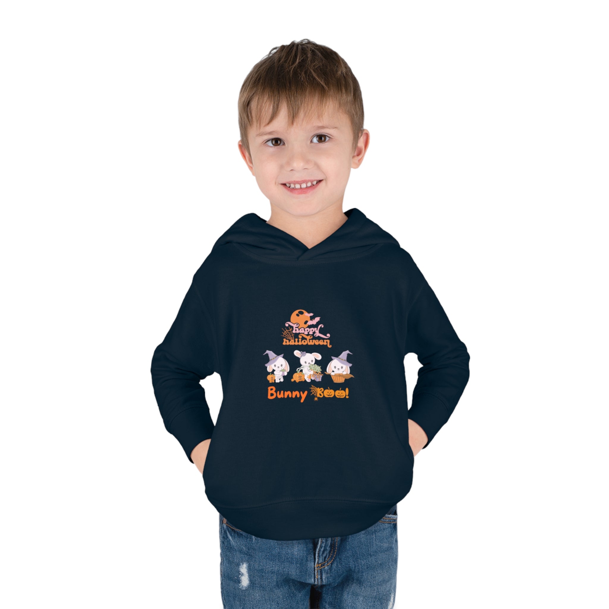 Bunny BooToddler Pullover Fleece Hoodie
