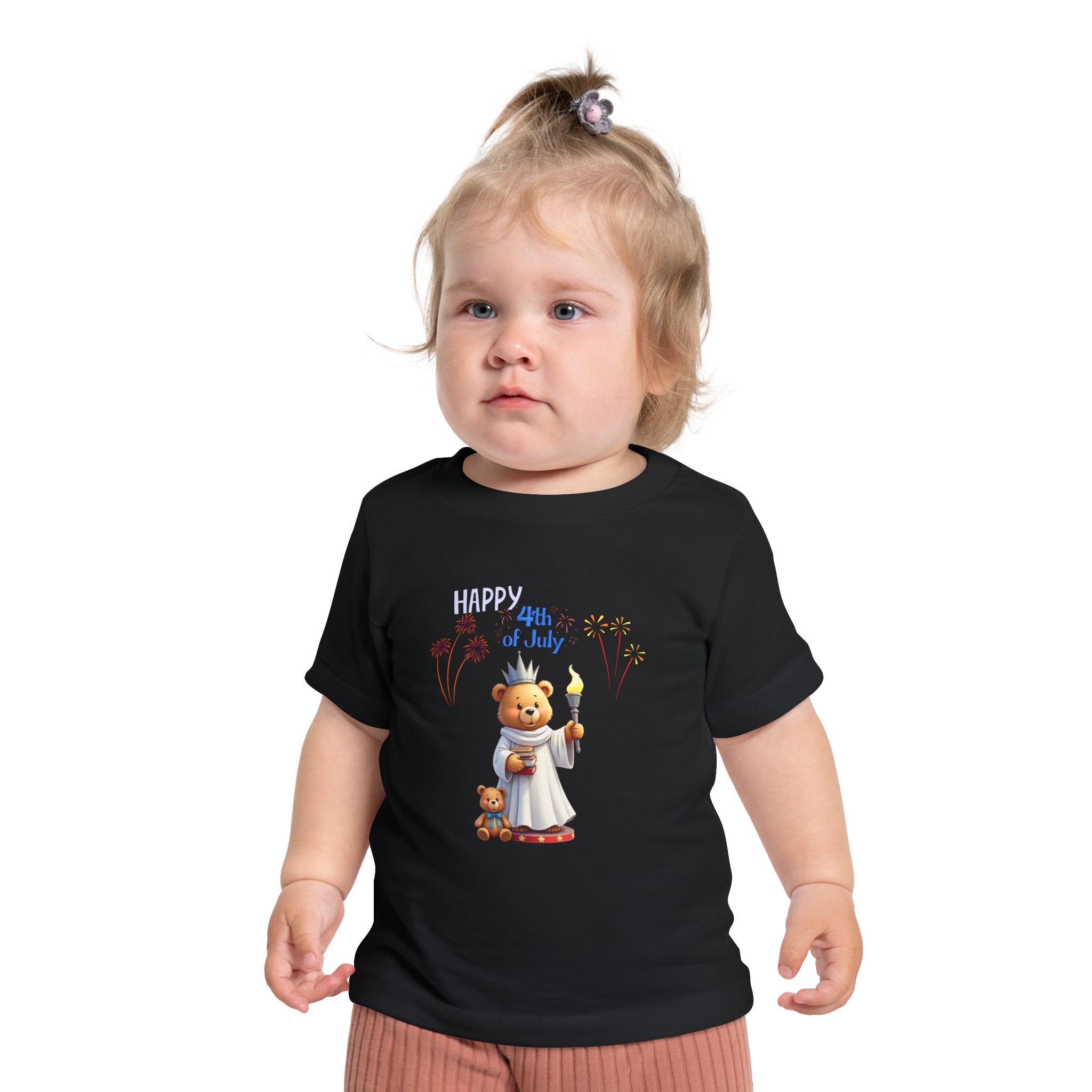 Lady Liberty Baby Short Sleeve Tee Shirt