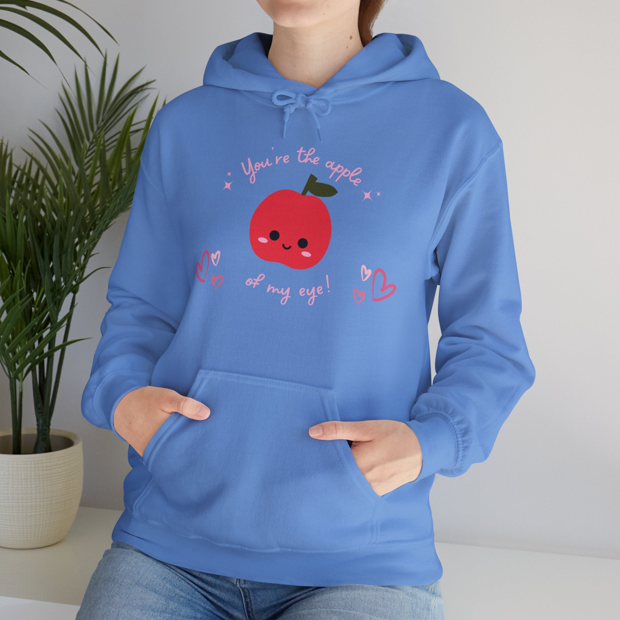 You Are The Apple Of My Eyes Unisex Heavy Blend™ Hooded Sweatshirt
