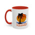 Summer Sunset Accent Coffee Mug (11, 15oz)