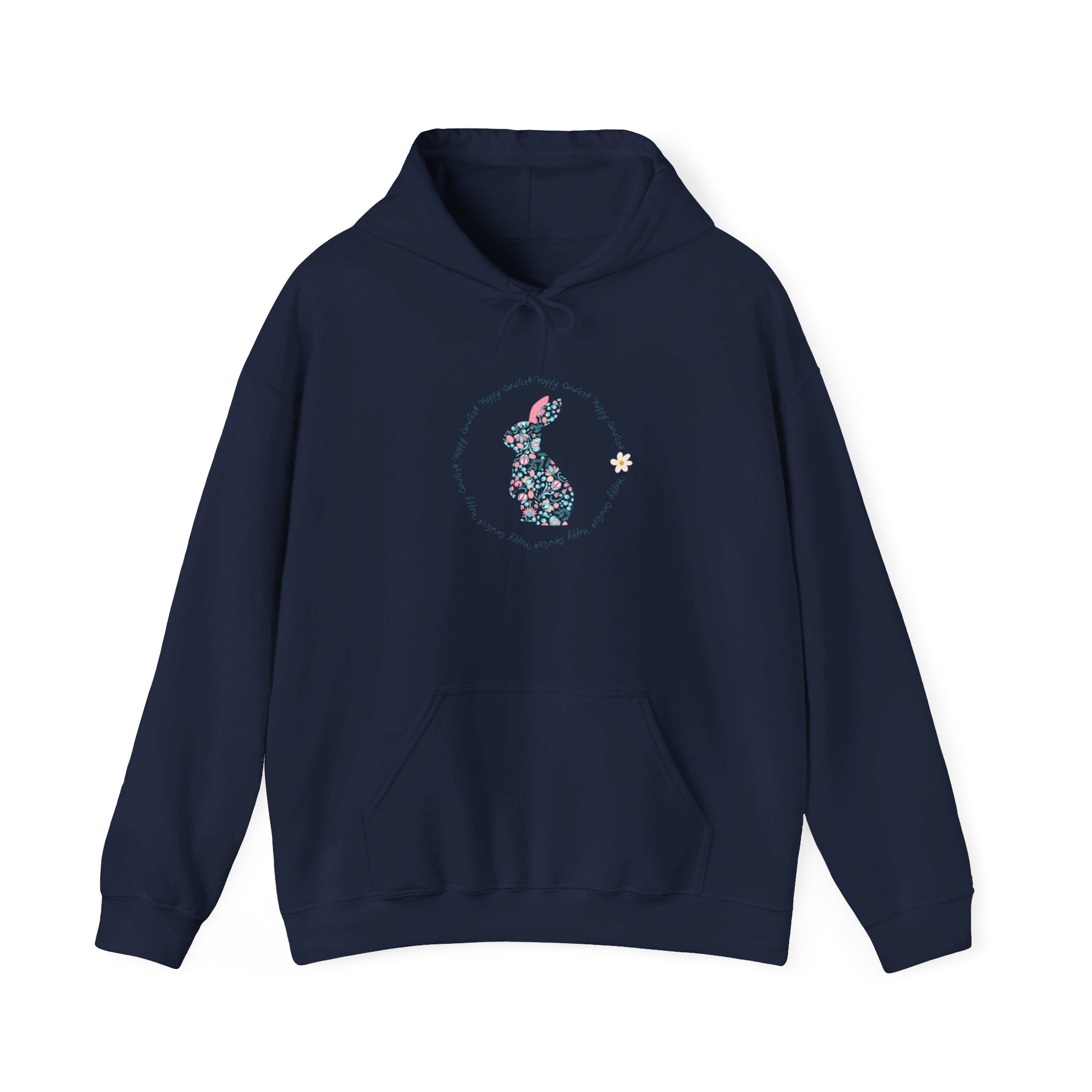 Happy Easter Rabbit Day Unisex Heavy Blend™ Hooded Sweatshirt