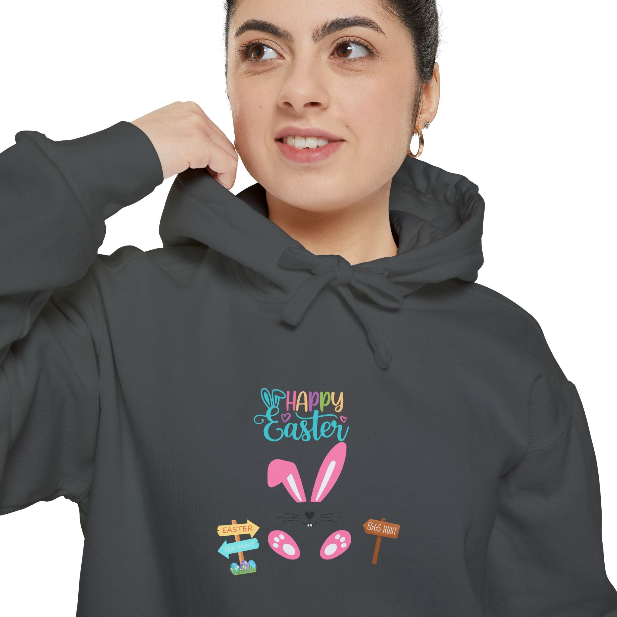 Follow Me To Hunt Unisex Garment-Dyed Hoodie