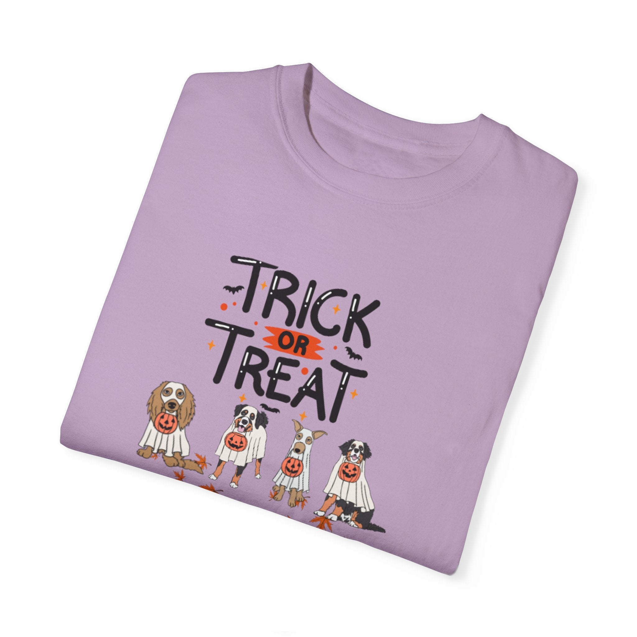 Pooch Trick or Treat Unisex Garment-Dyed T-shirt