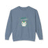 Kiss Me I'm Irish Cat Unisex Lightweight Crewneck Sweatshirt