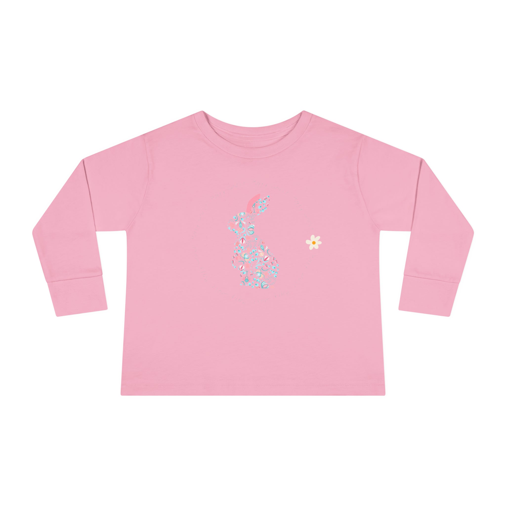 Happy Easter Rabbit Day Toddler Long Sleeve Tee