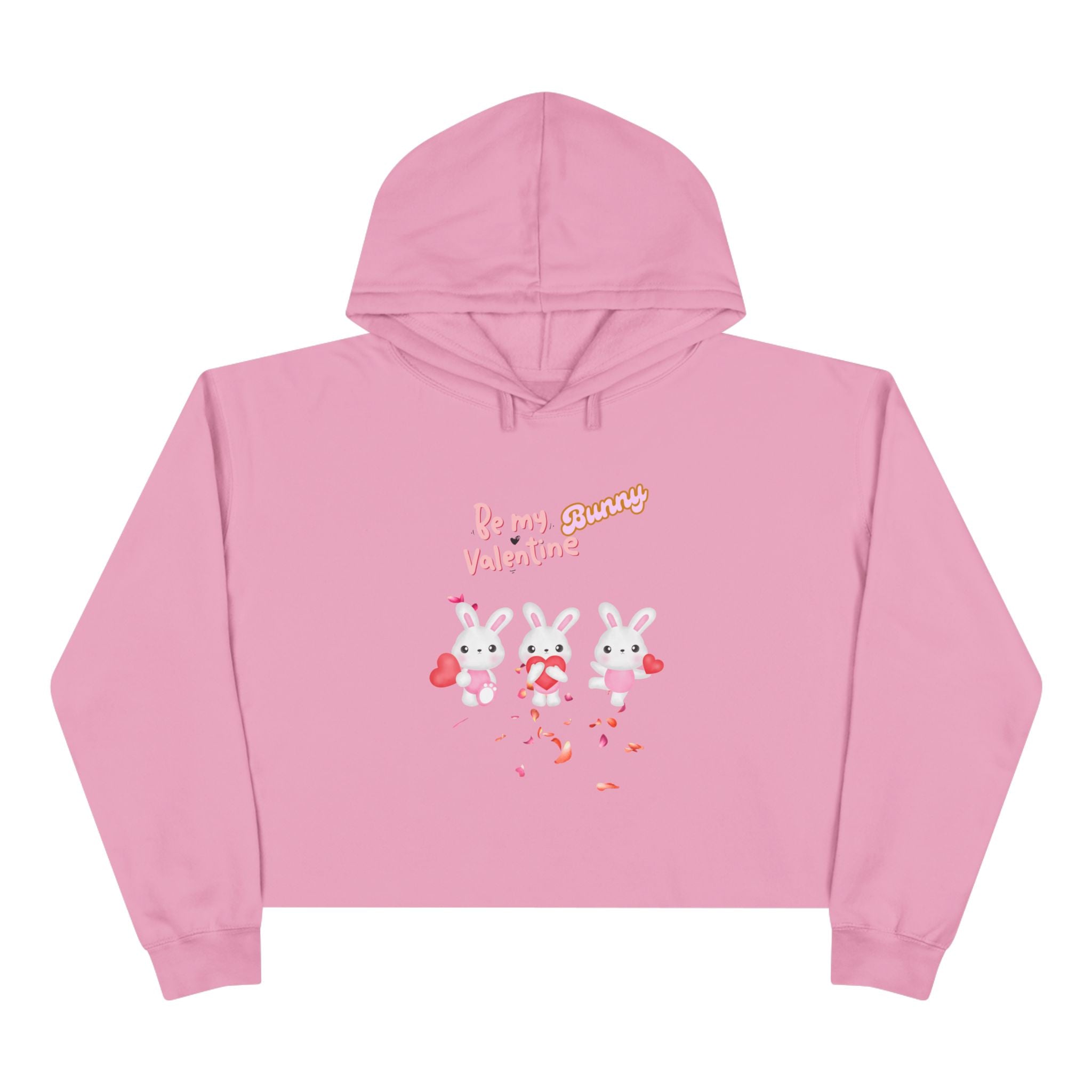 My Bunny Valentine Crop Hoodie