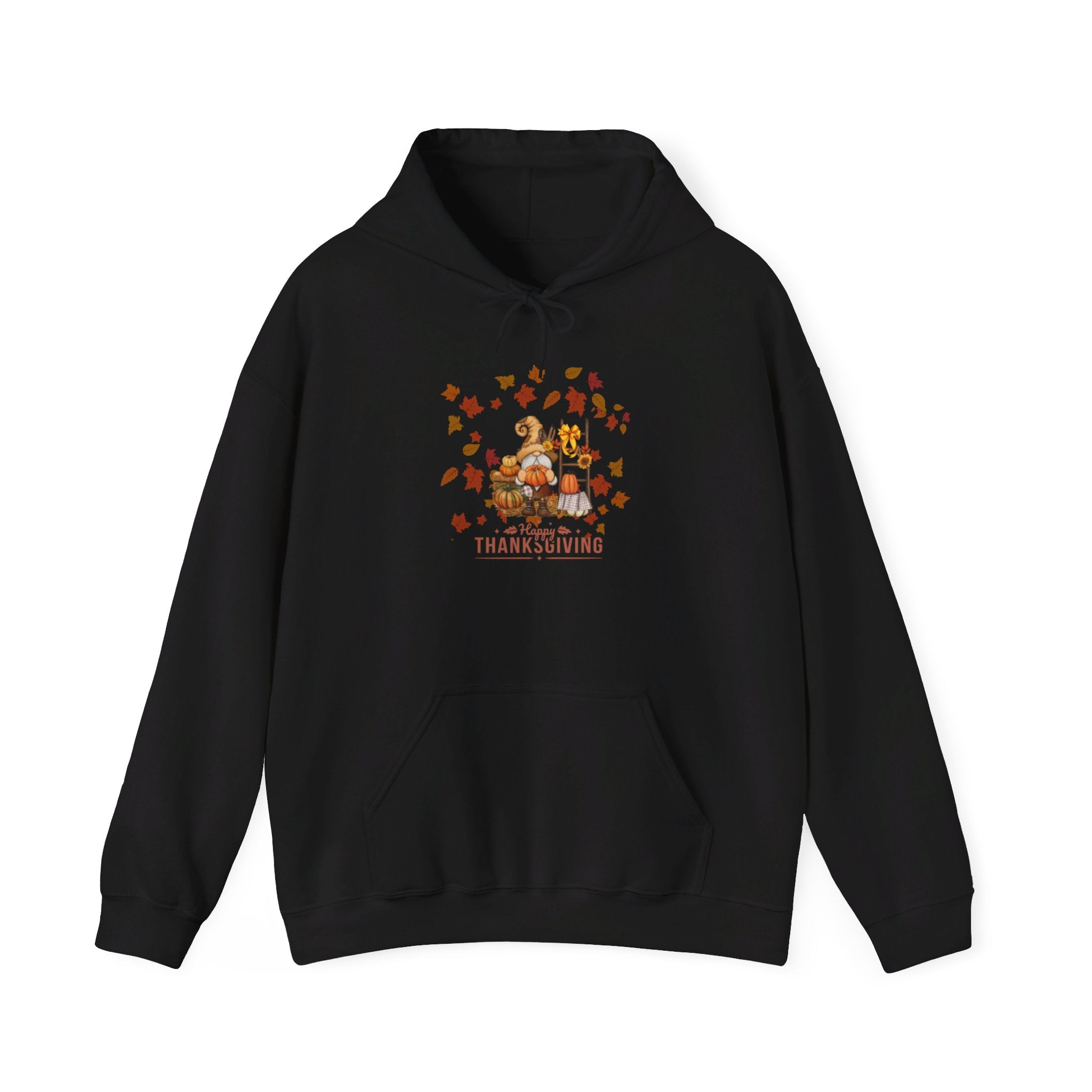 Gnome Happy Thanksgiving Unisex Heavy Blend™ Hooded Sweatshirt