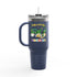 Rolling With My Gnomies Insulated Travel Mug - 40oz with Straw