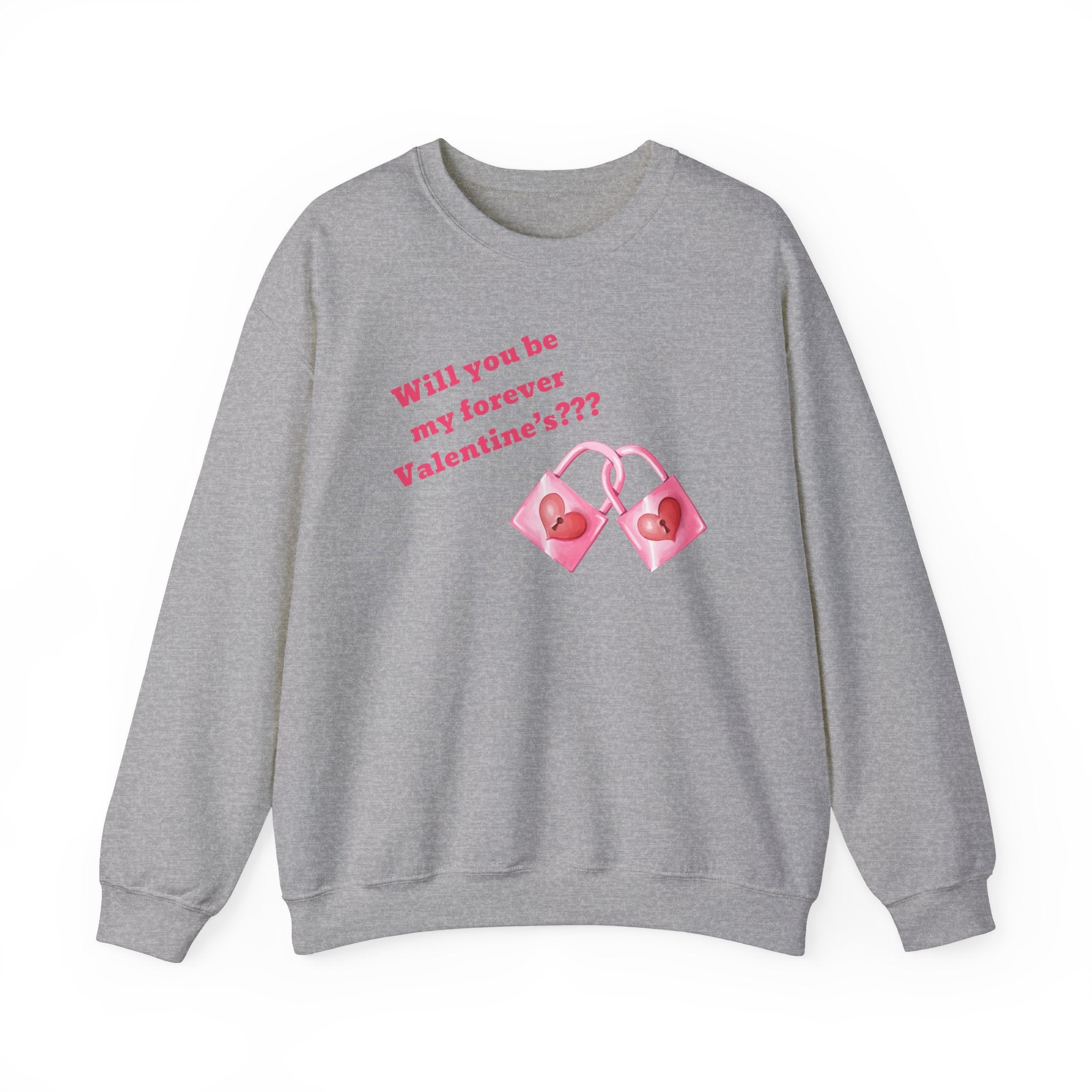 Will You Be My Forever Valentine?? Unisex Heavy Blend™ Crewneck Sweatshirt