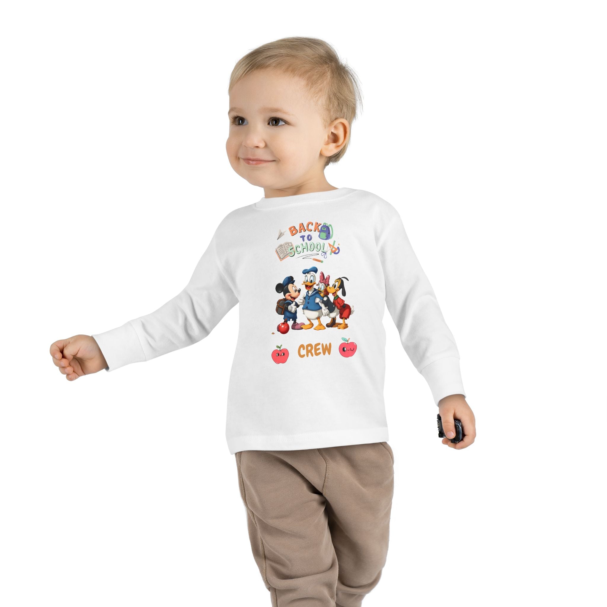 Back to School Crew Toddler Long Sleeve Tee