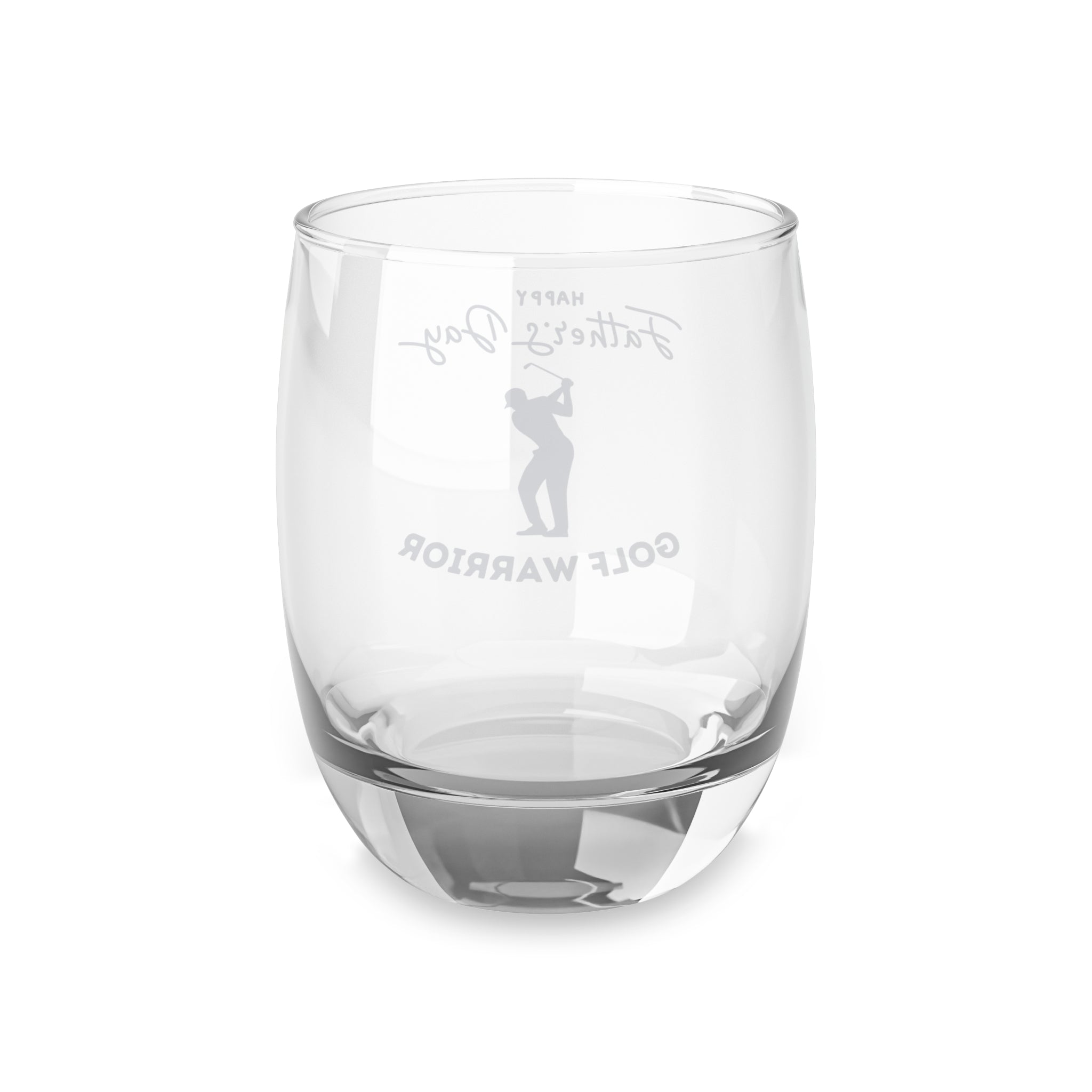 Happy Father's Day Golf Warrior Whiskey Glass