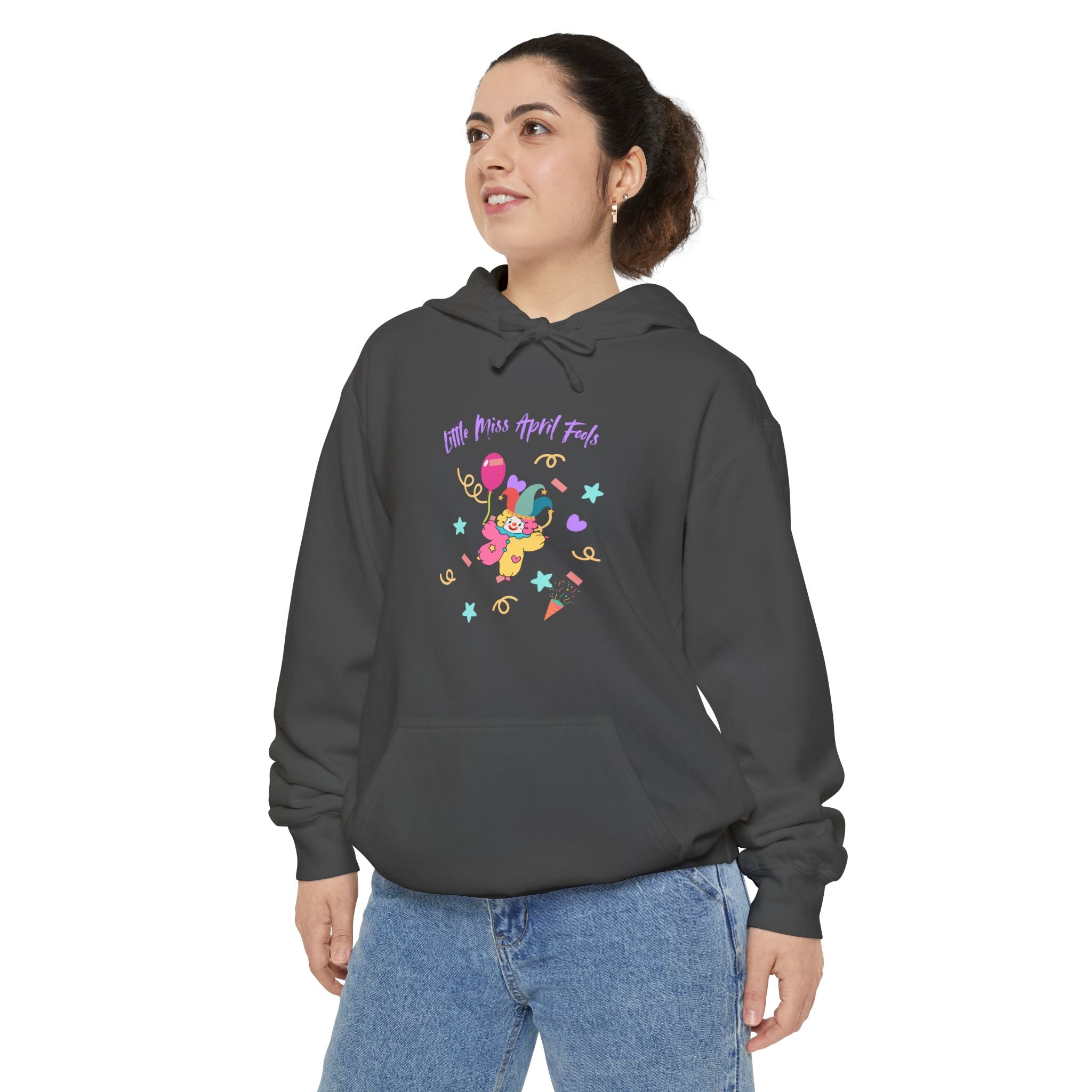 Little Miss April Fool's Day Fun Graphic Unisex Hoodie