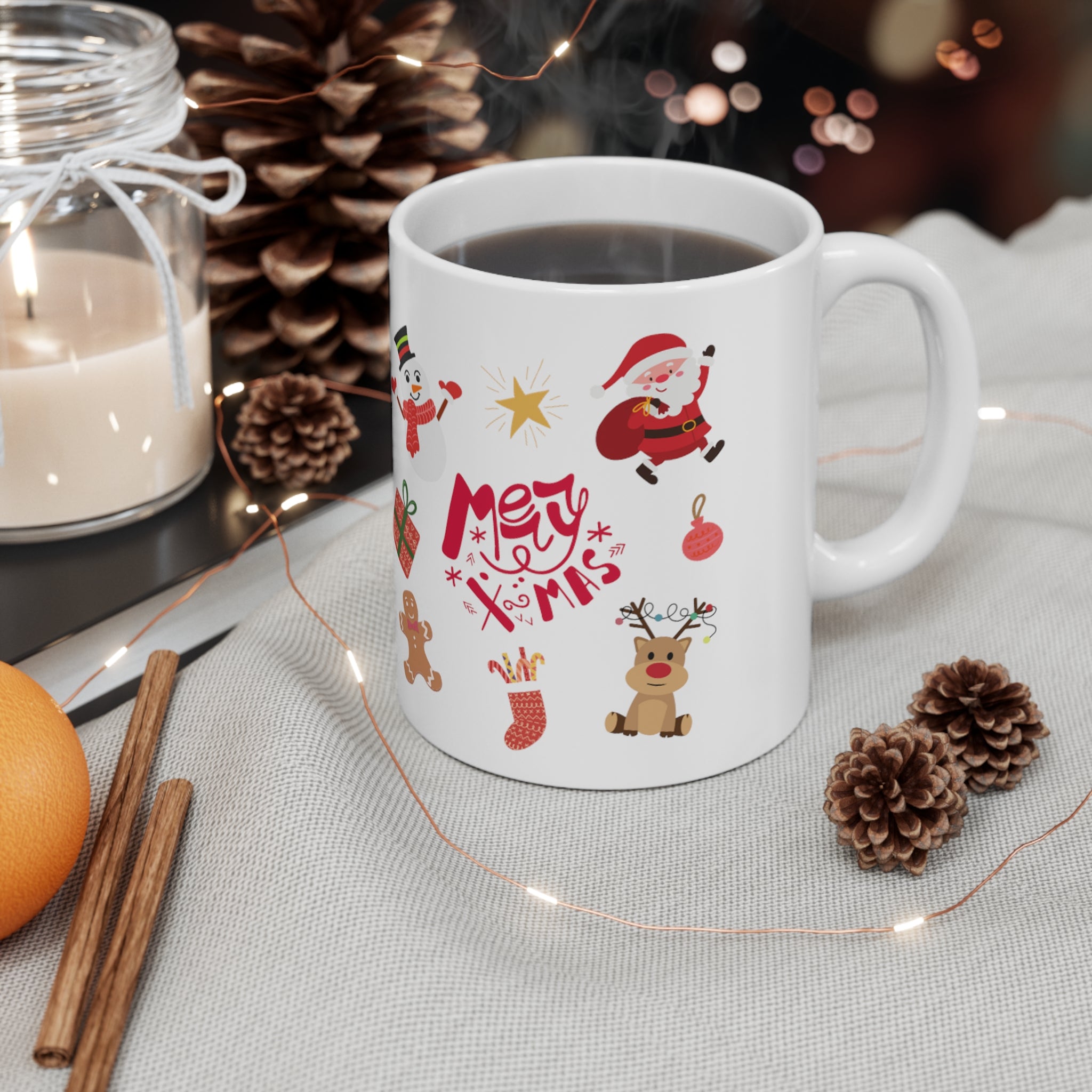 Merry Christmas Crew Ceramic Mug 11oz