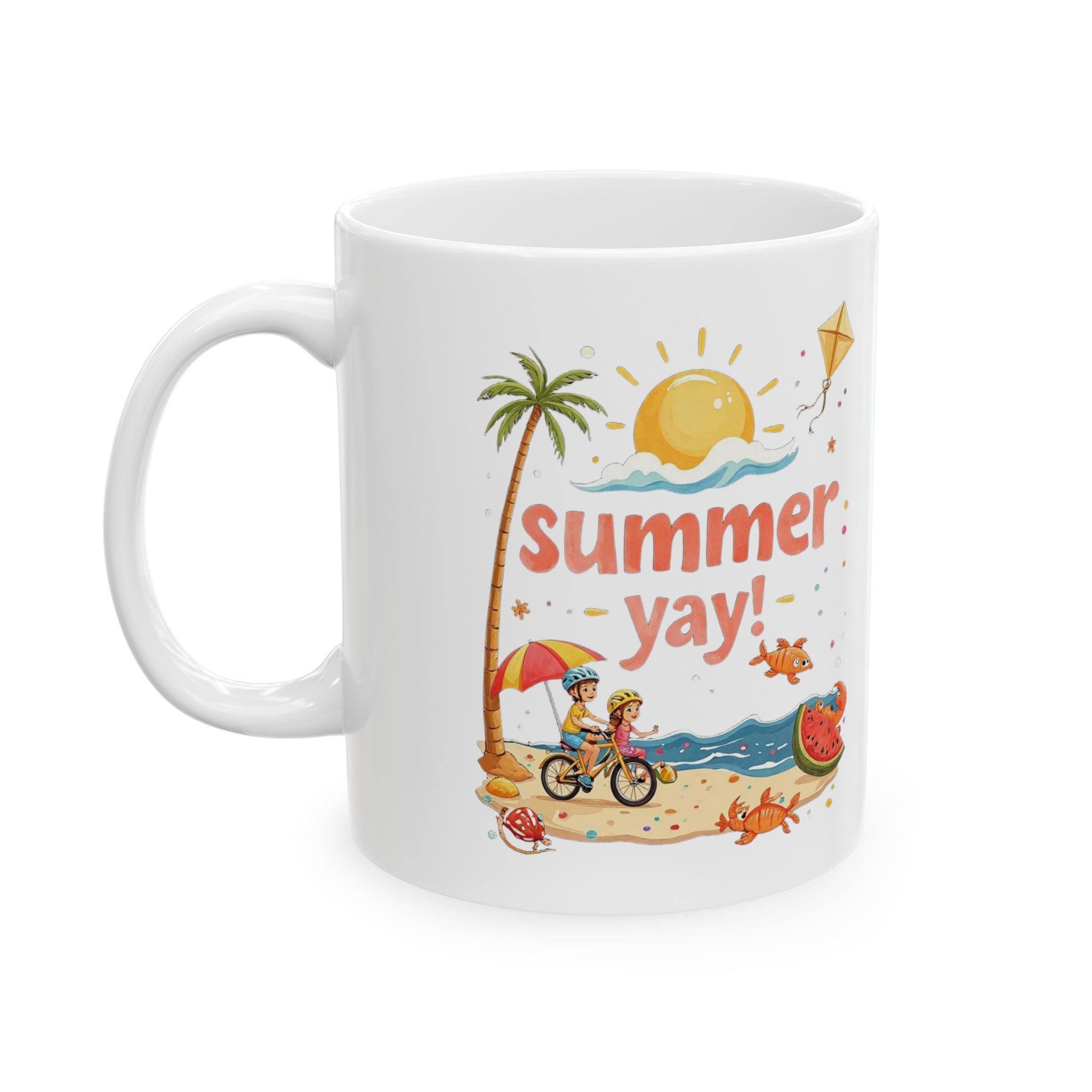 Summer Yay! Ceramic Mug,