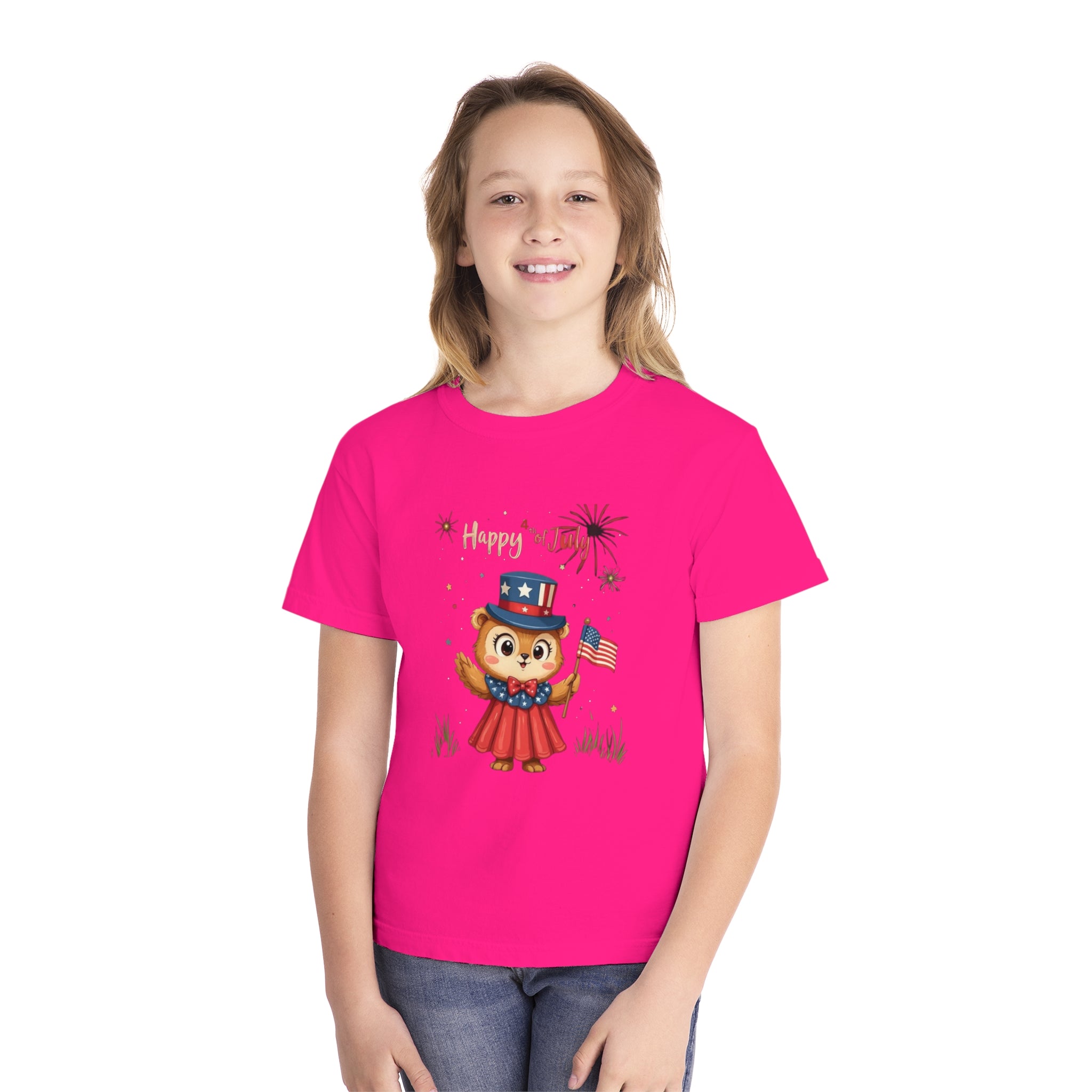 Happy Independence Day Youth Midweight Tee