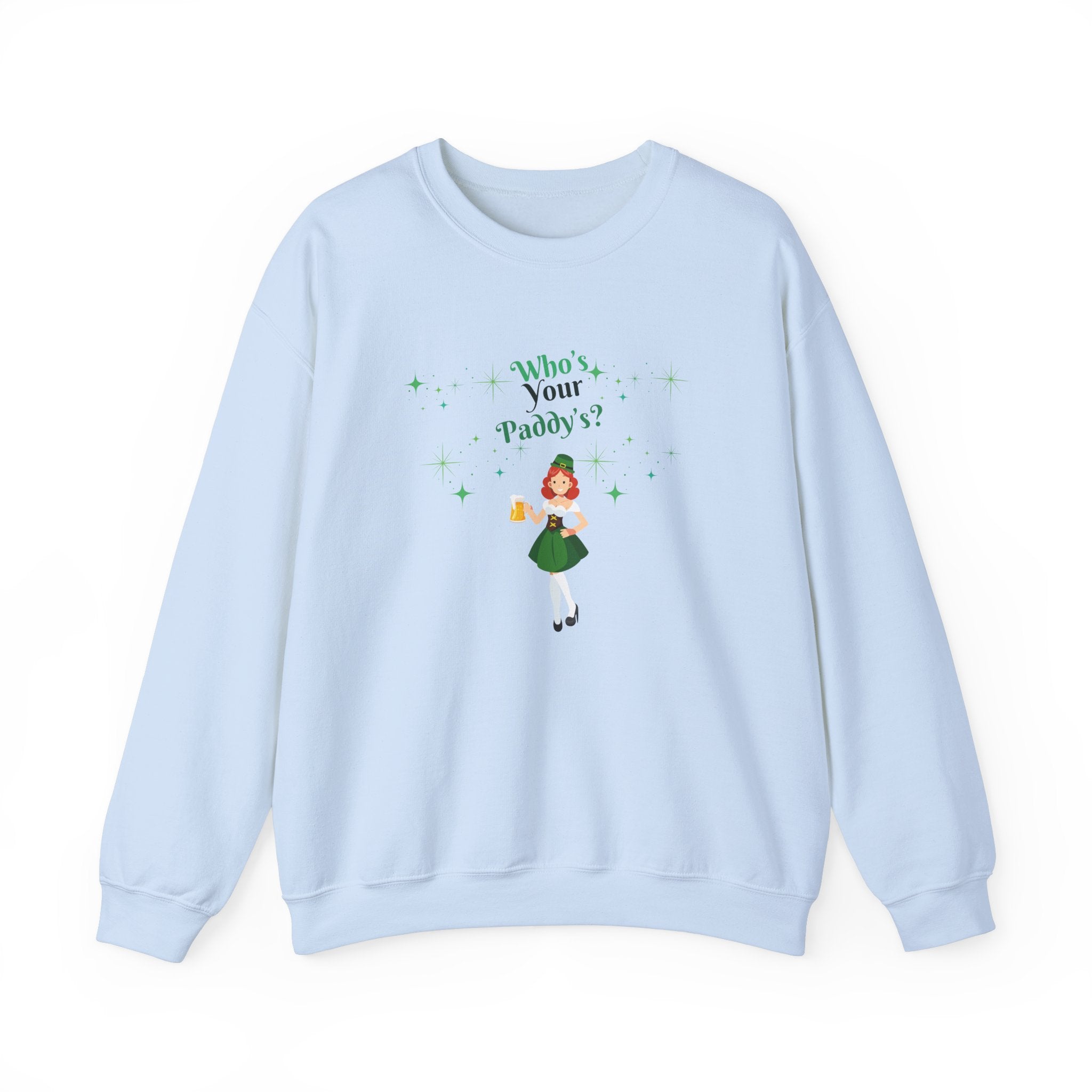 Who's Your Paddy's? Unisex Crewneck Sweatshirt - Perfect for St. Patrick's Day Celebrations