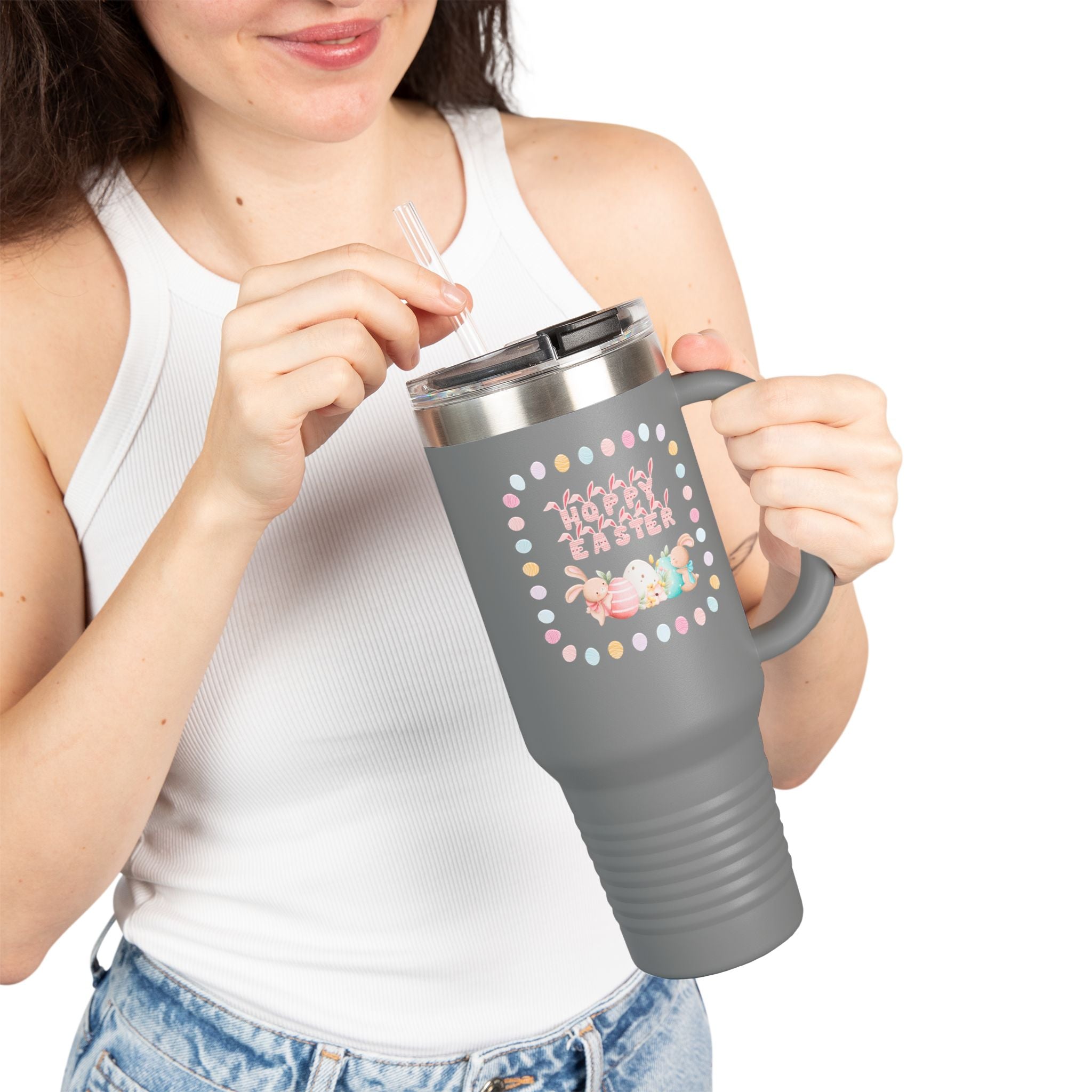 Hoppy Easter Insulated Travel Mug - 40oz