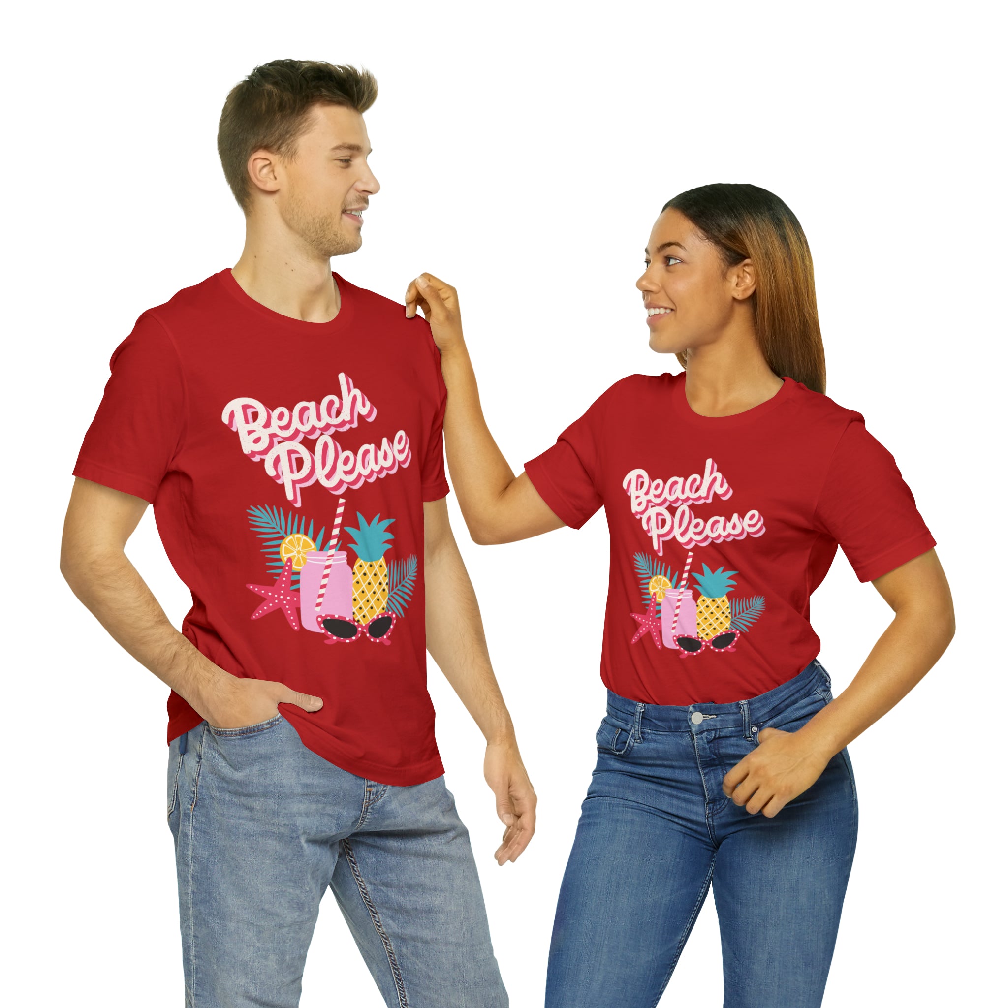 Beach Please Unisex Jersey Short Sleeve Tee