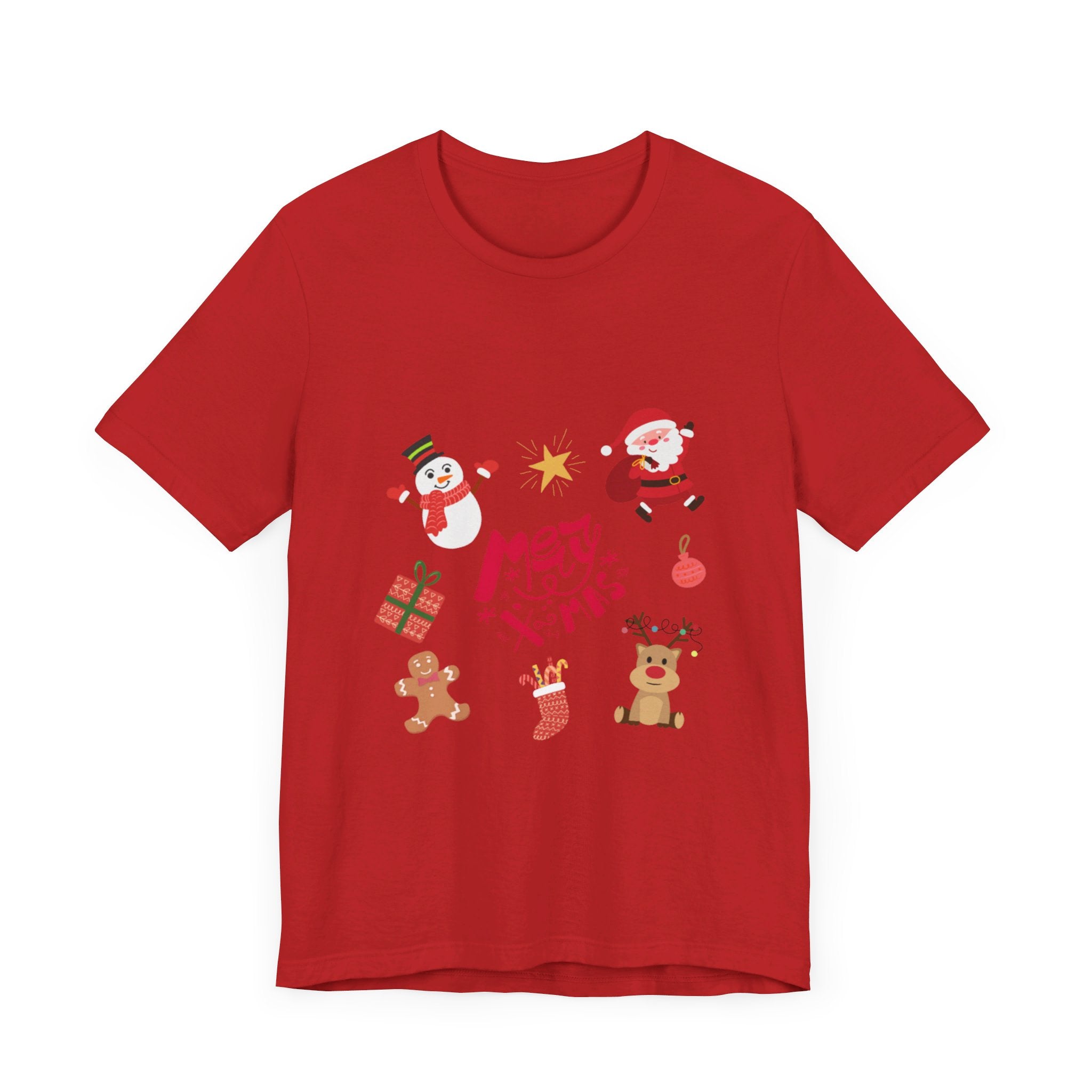 Merry Christmas Crew Unisex Jersey Short Sleeve Tee