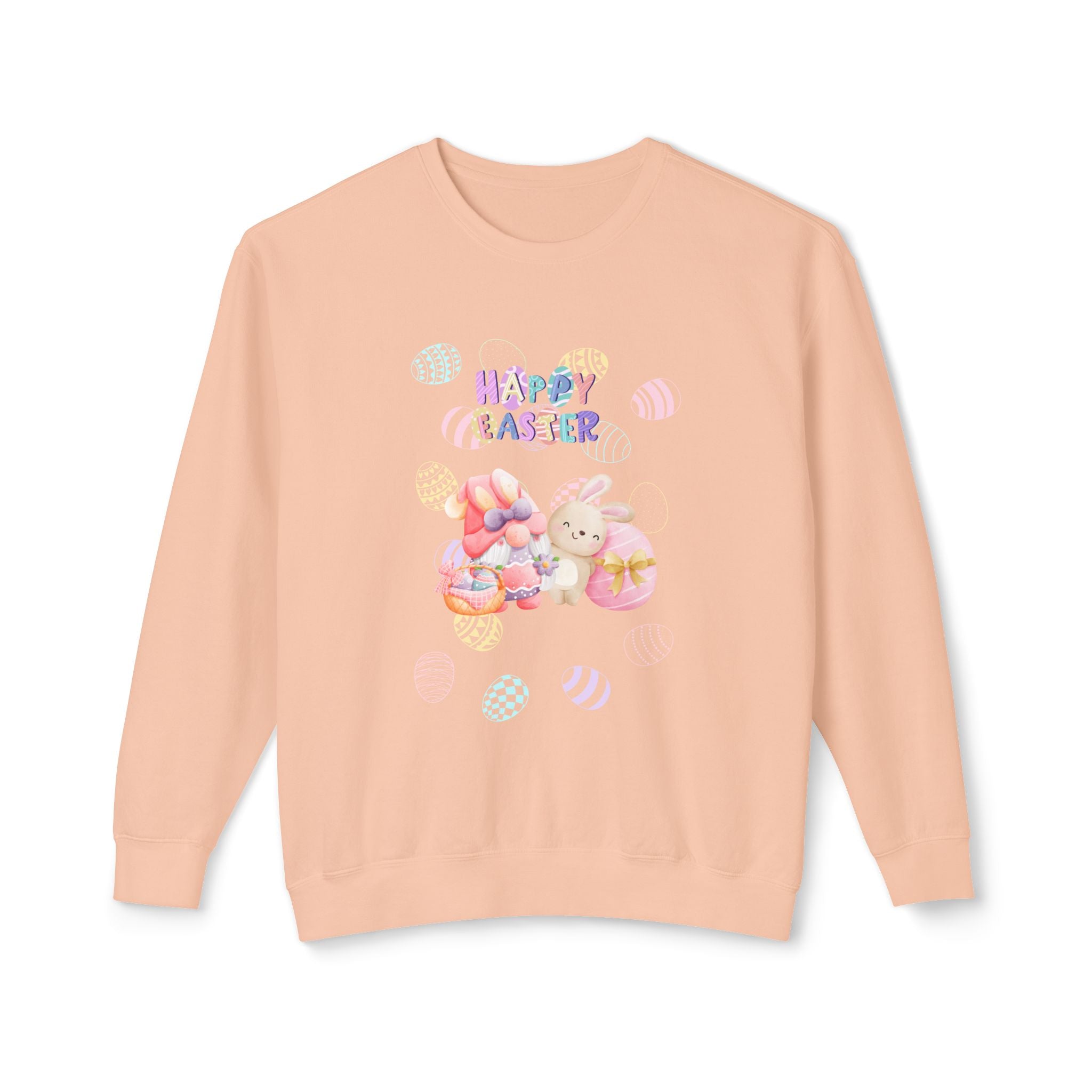 Easter Gnome Unisex Lightweight Crewneck Sweatshirt