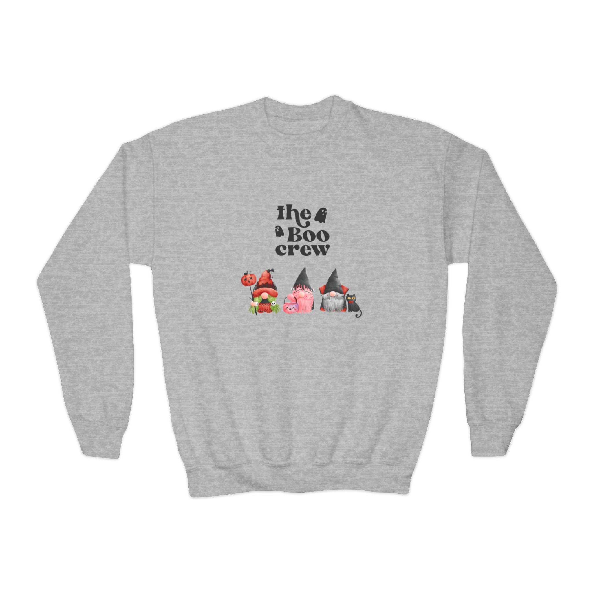The Boo Crew .Youth Crewneck Sweatshirt