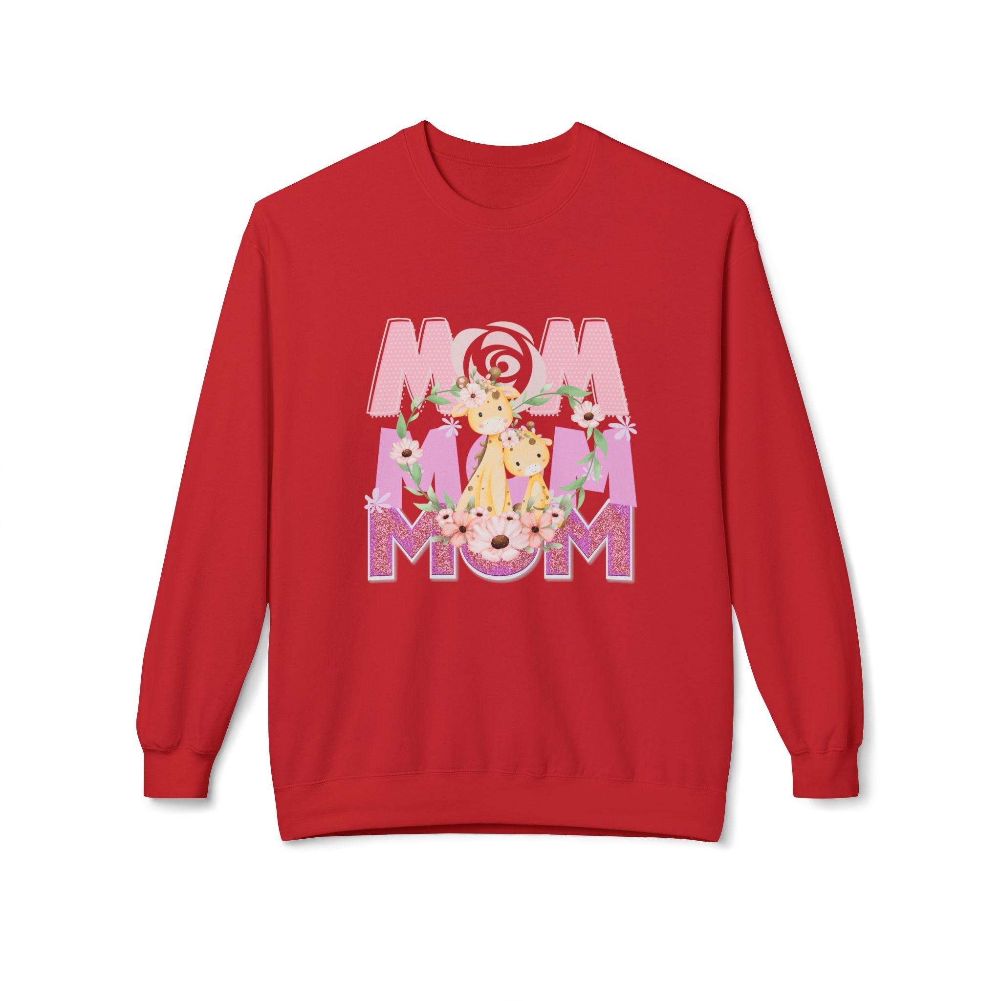 Floral Mom Crewneck Sweatshirt - Midweight & Softstyle